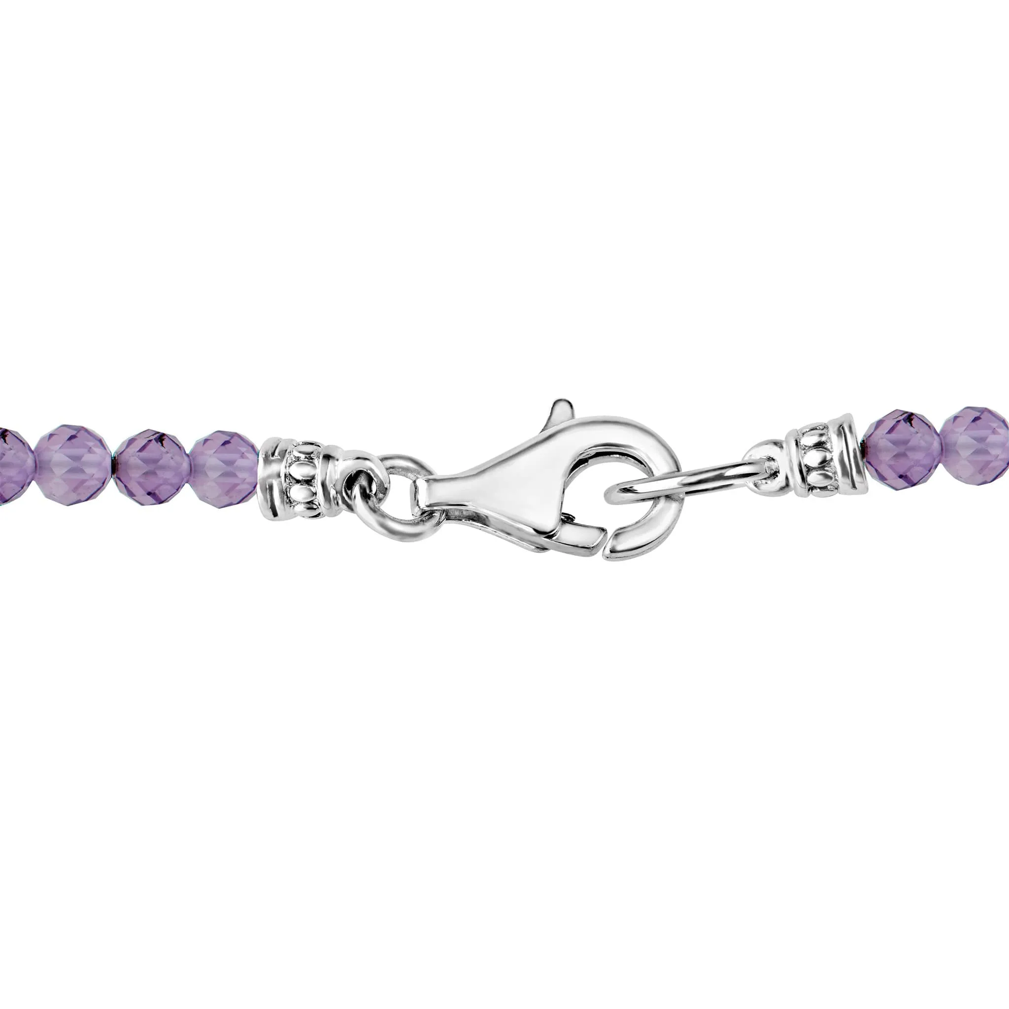 Caviar Icon Amethyst Necklace sold by LAGOS product image thumbnail 5