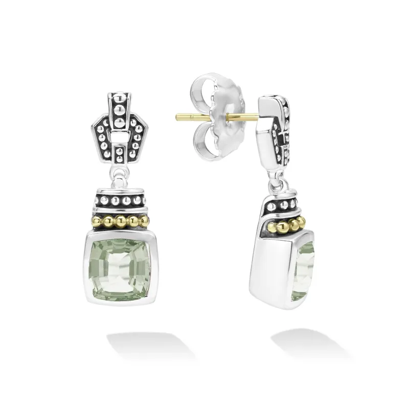 Rittenhouse Prasiolite Drop Earrings sold by LAGOS