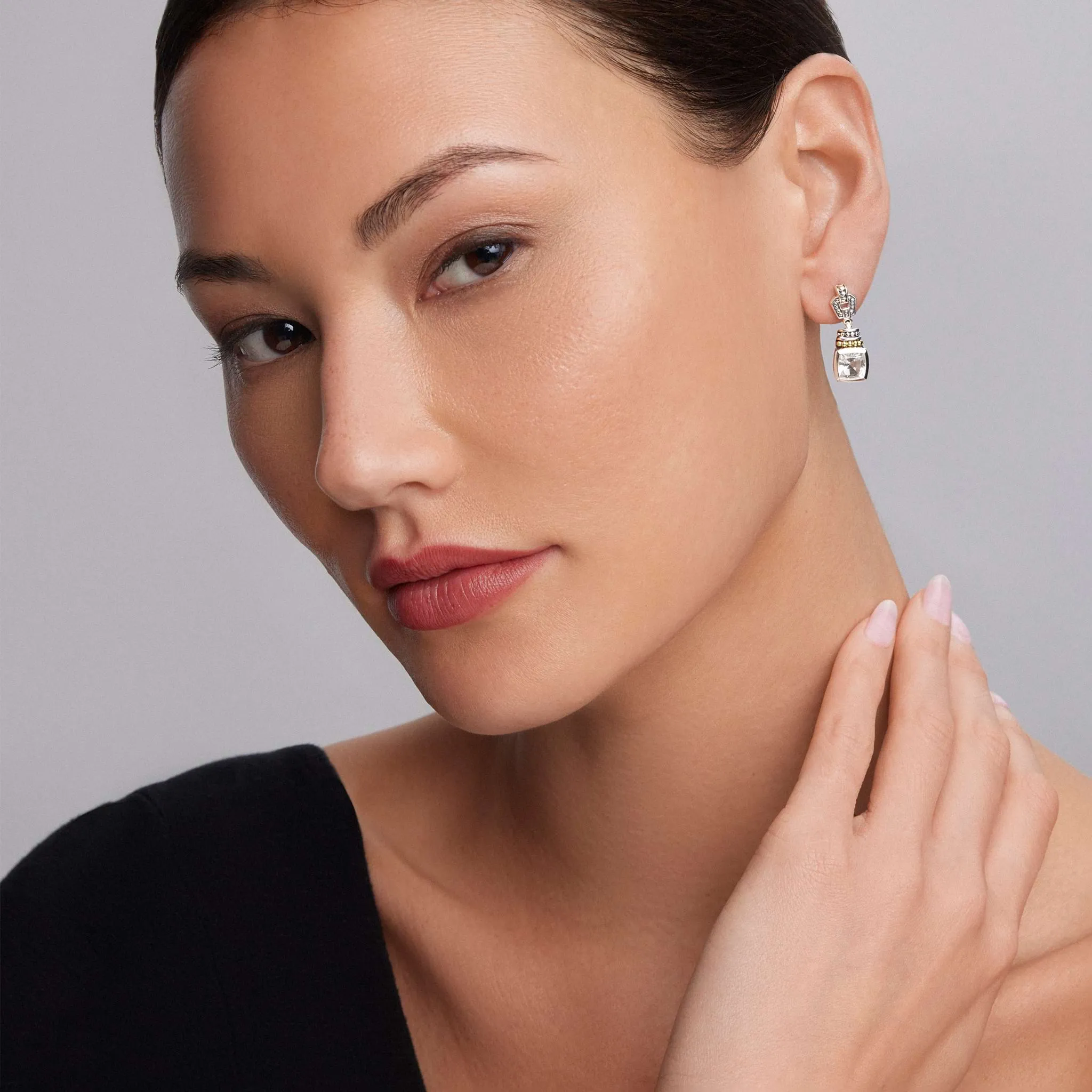 Rittenhouse White Topaz Drop Earrings sold by LAGOS product image thumbnail 2