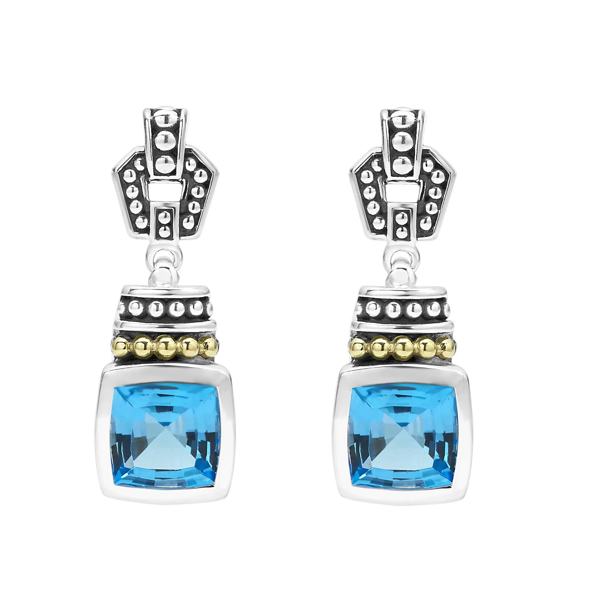 Rittenhouse Swiss Blue Topaz Drop Earrings sold by LAGOS product image thumbnail 3