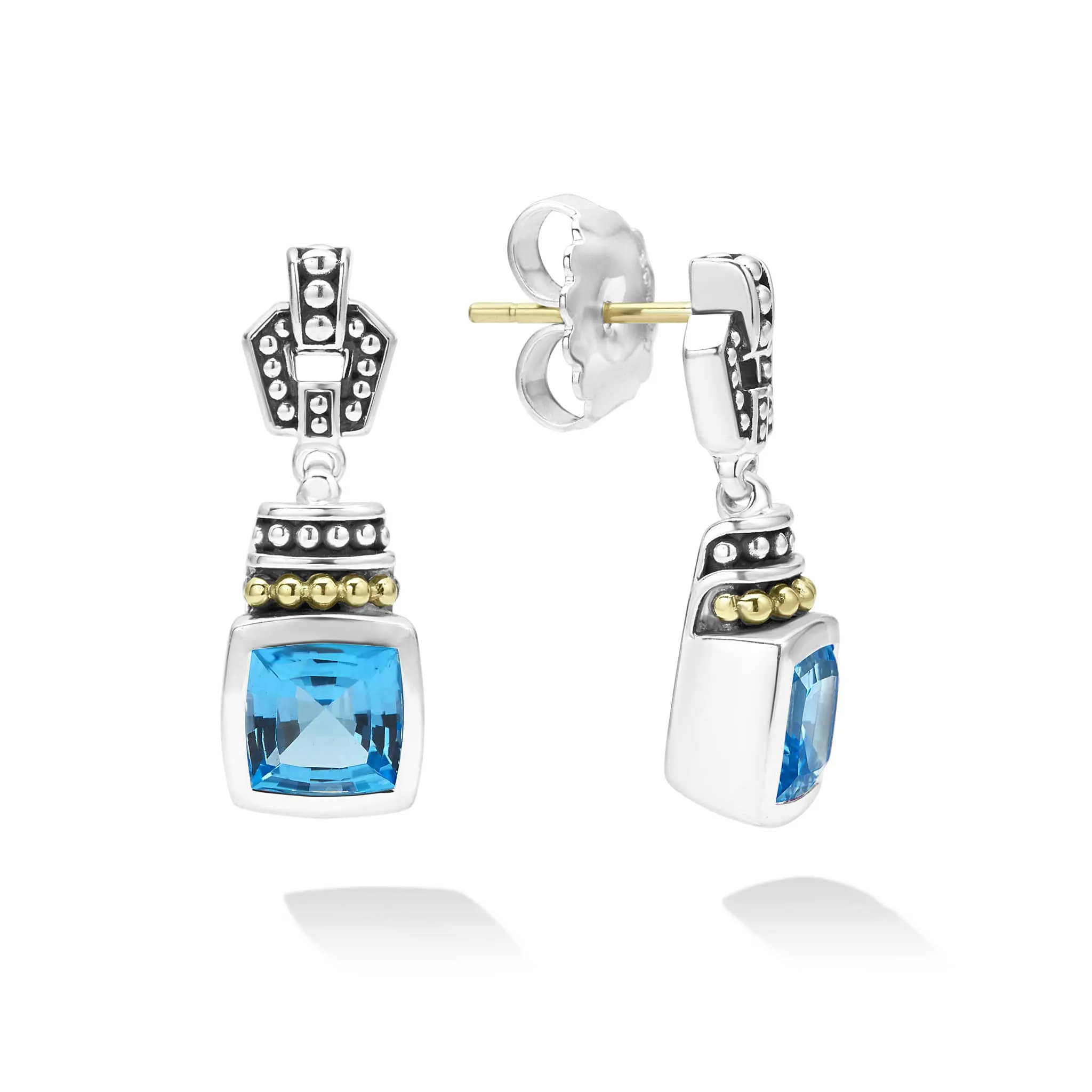 Rittenhouse Swiss Blue Topaz Drop Earrings sold by LAGOS