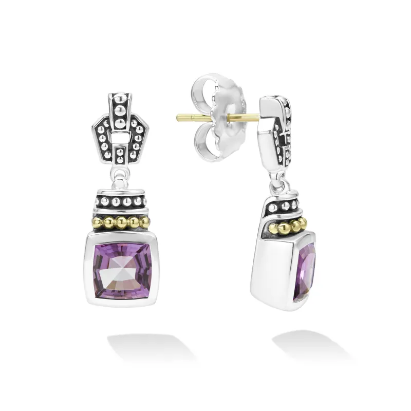 Rittenhouse Amethyst Drop Earrings sold by LAGOS
