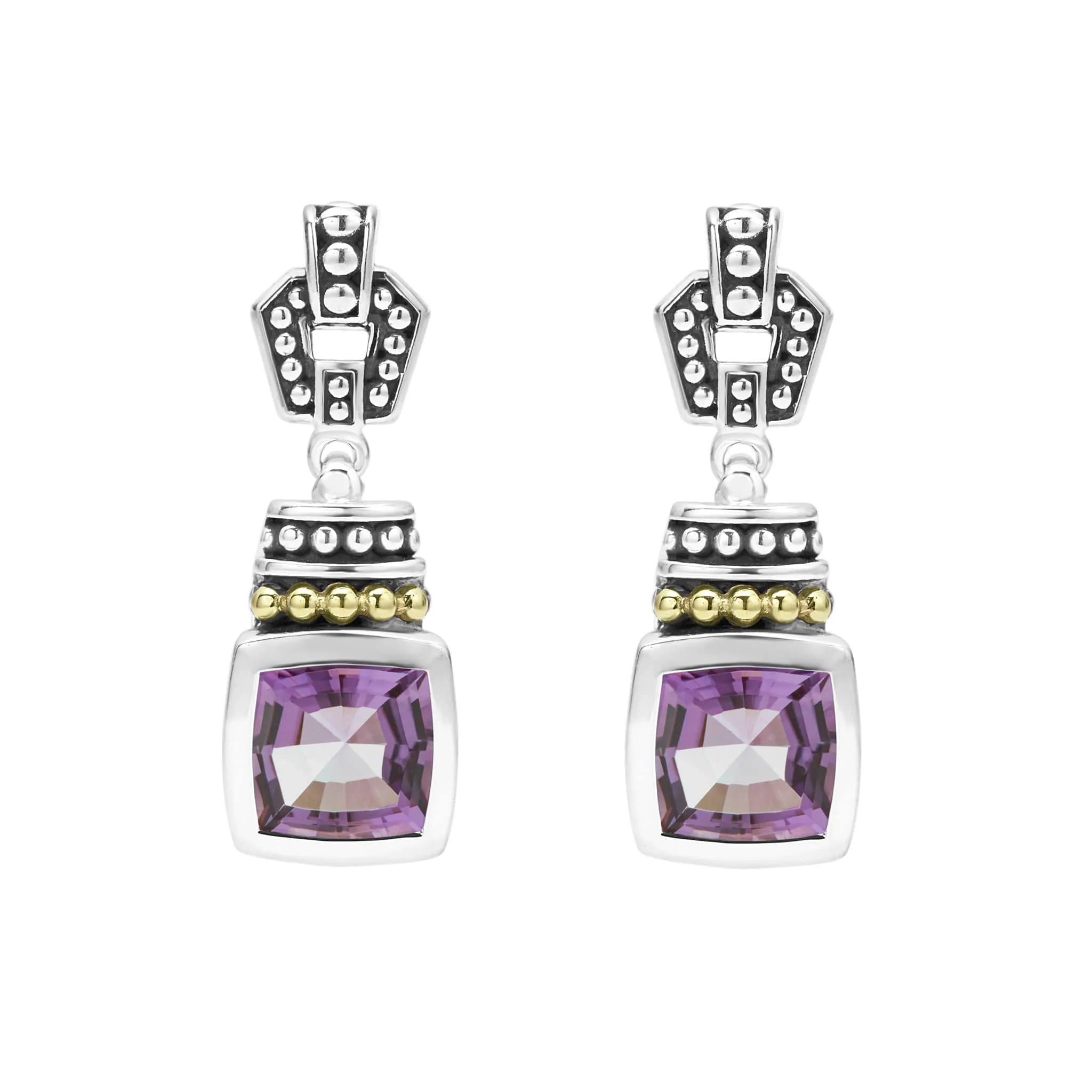 Rittenhouse Amethyst Drop Earrings sold by LAGOS product image thumbnail 3