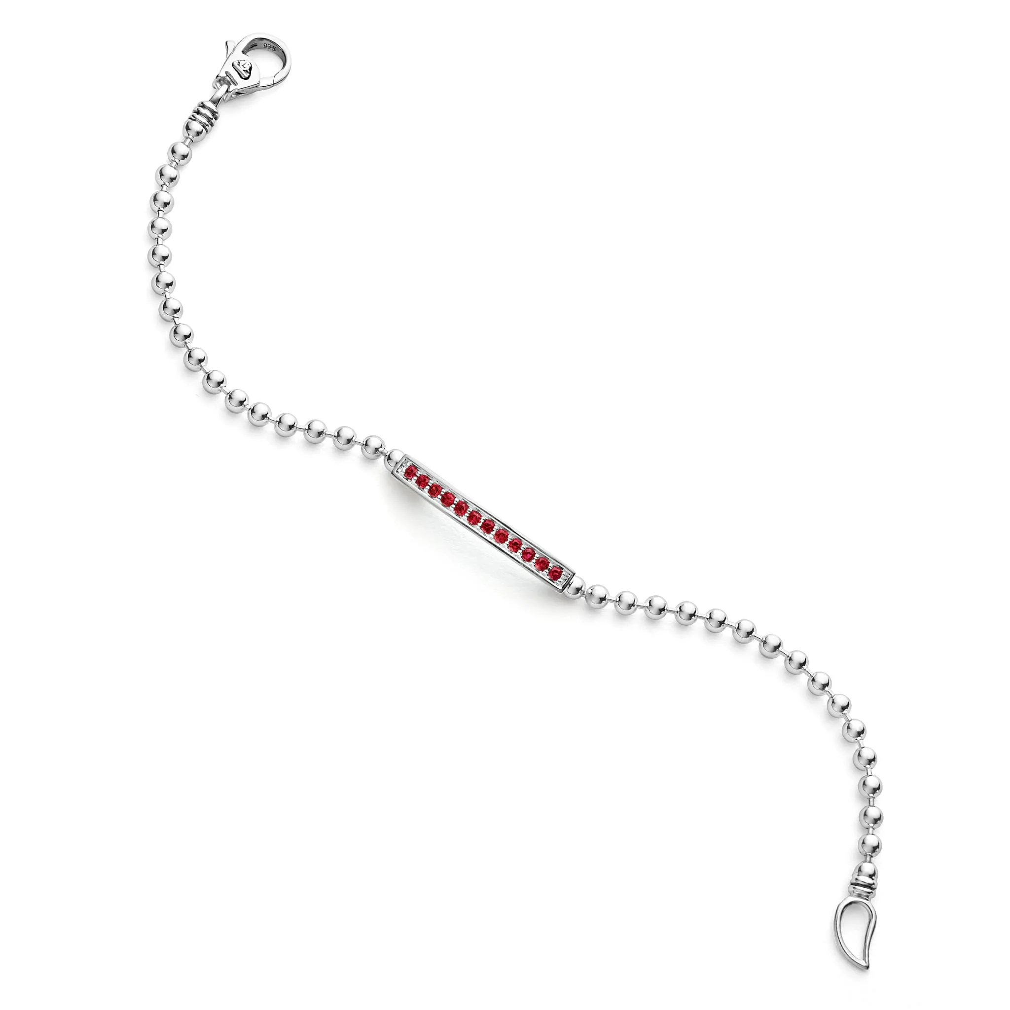 Caviar Spark Ruby Beaded Bracelet sold by LAGOS product image thumbnail 4
