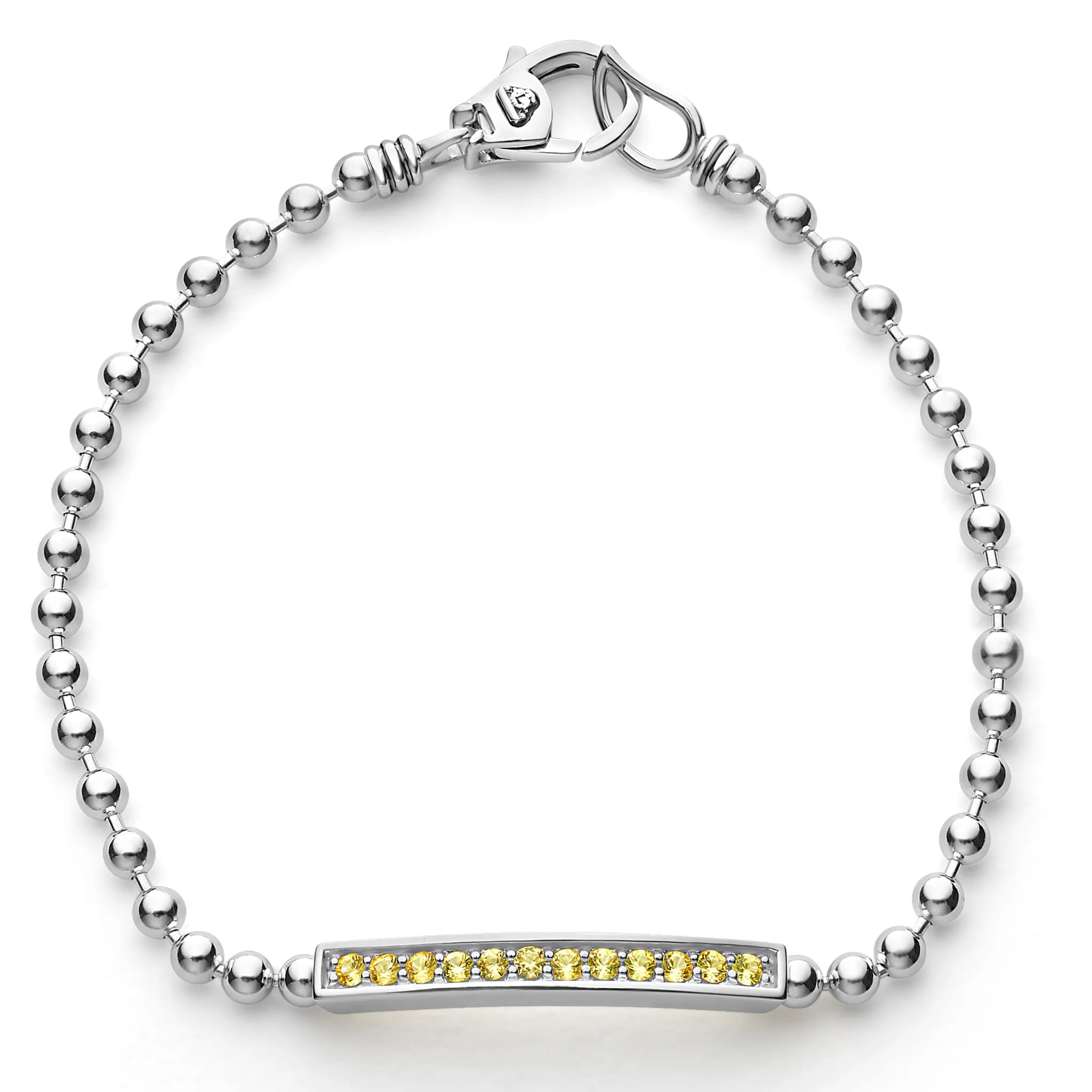 Caviar Spark Yellow Sapphire Beaded Bracelet sold by LAGOS