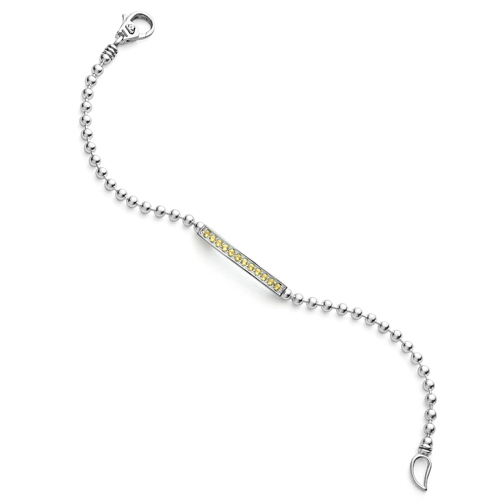 Caviar Spark Yellow Sapphire Beaded Bracelet sold by LAGOS product image thumbnail 4