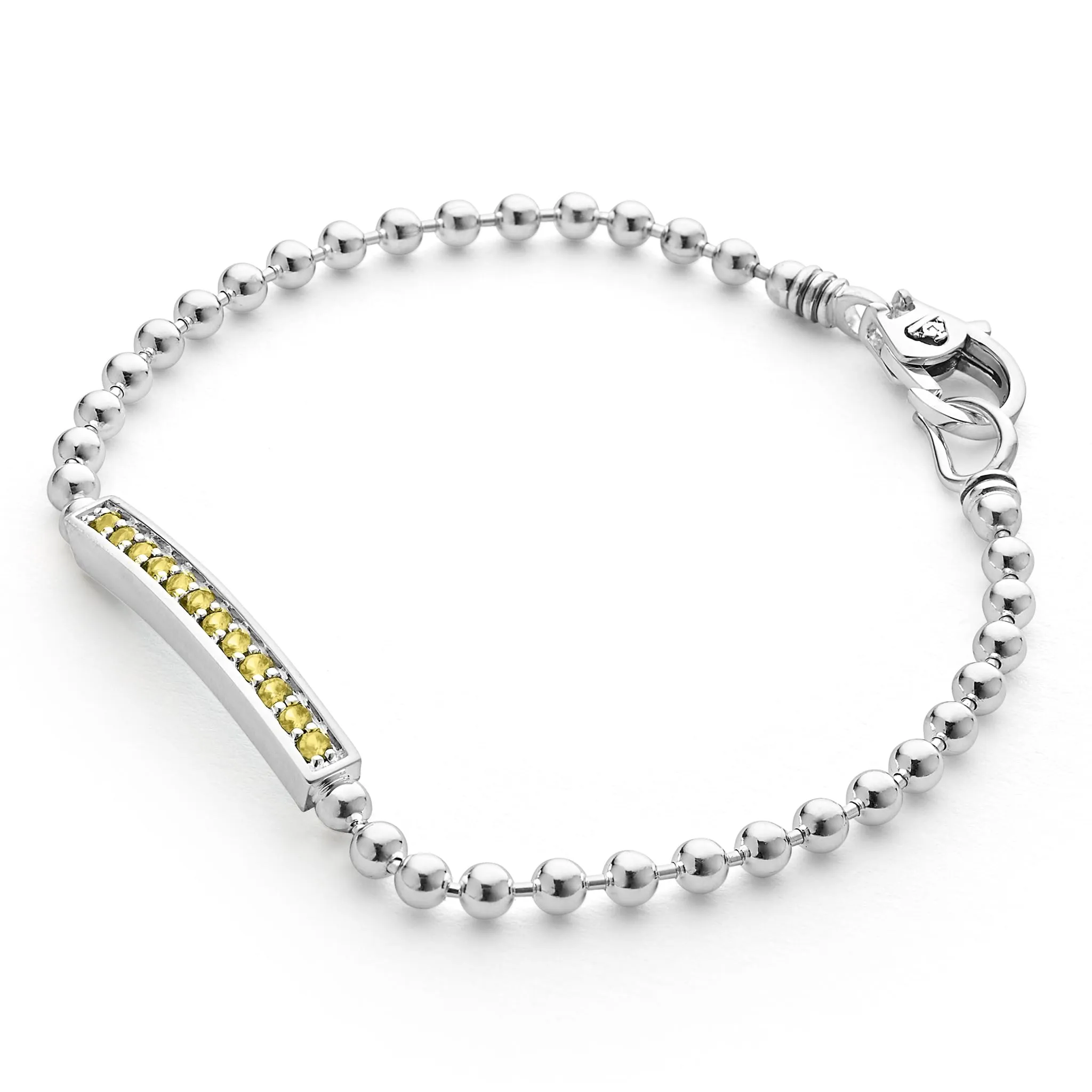 Caviar Spark Yellow Sapphire Beaded Bracelet sold by LAGOS product image thumbnail 3