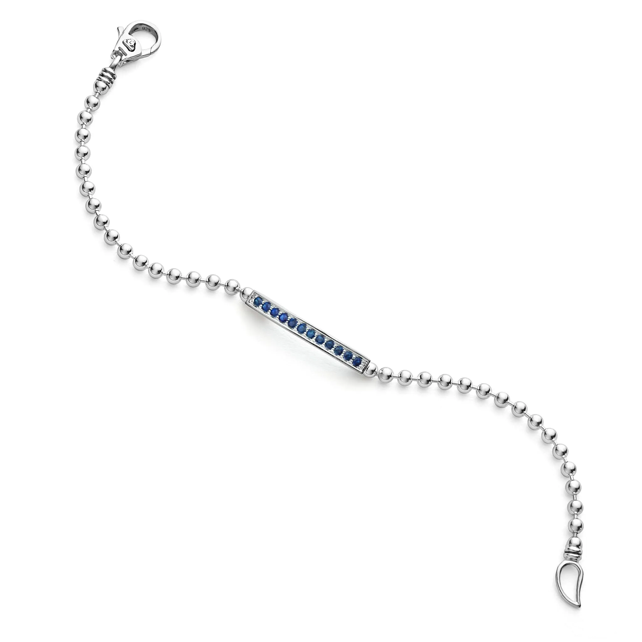 Caviar Spark Blue Sapphire Beaded Bracelet sold by LAGOS product image thumbnail 4