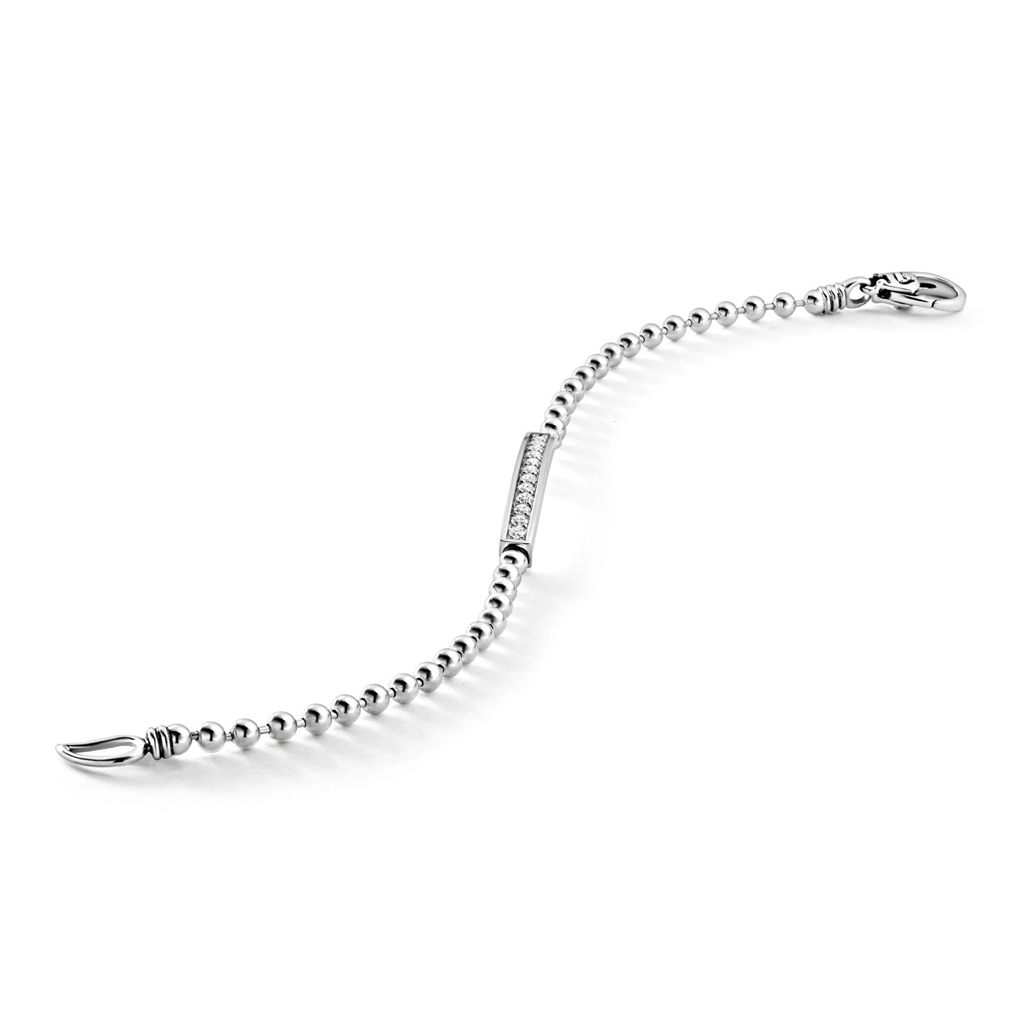 Caviar Spark Diamond Beaded Bracelet sold by LAGOS product image thumbnail 3