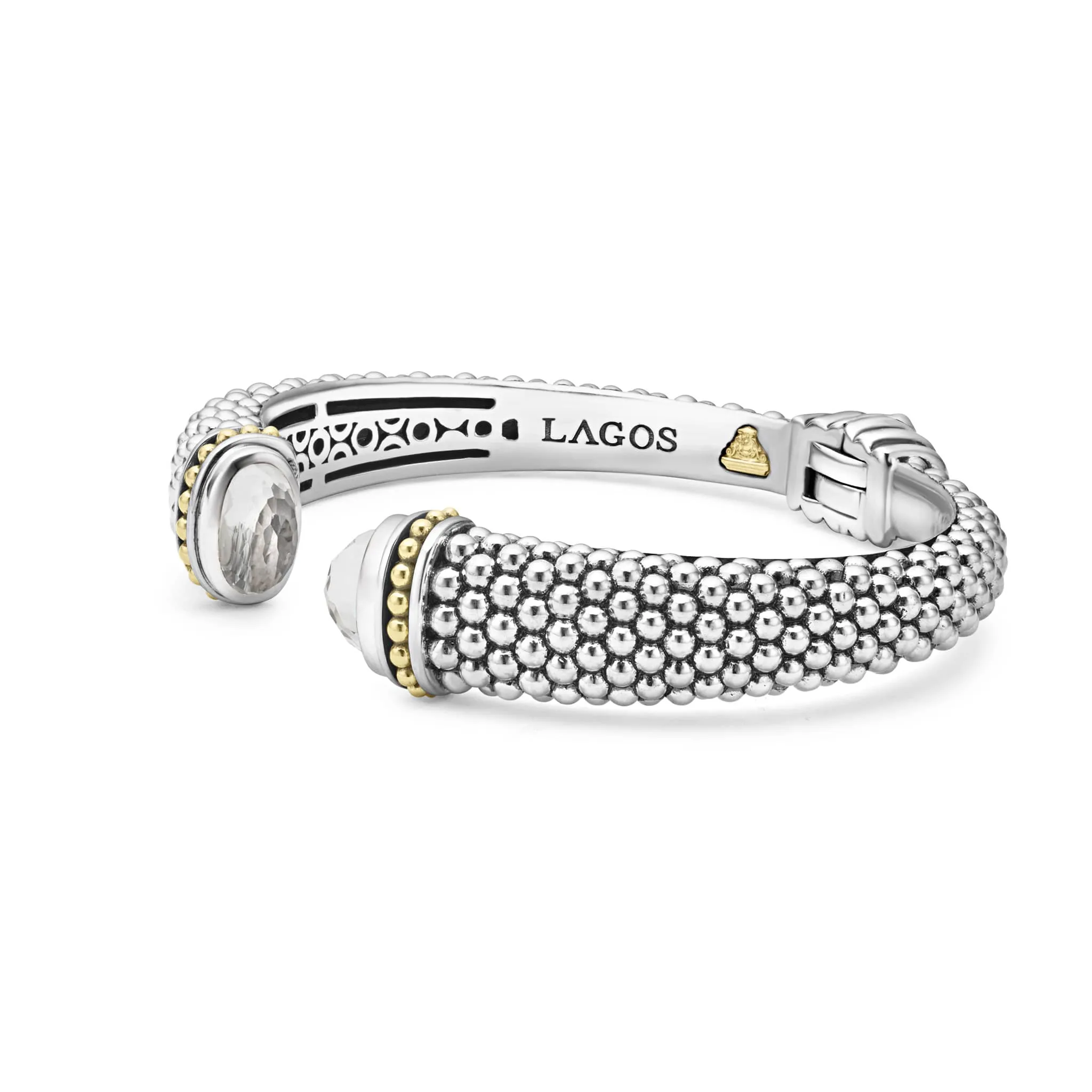 Rittenhouse White Topaz Cuff Bracelet | 12mm sold by LAGOS product image thumbnail 4
