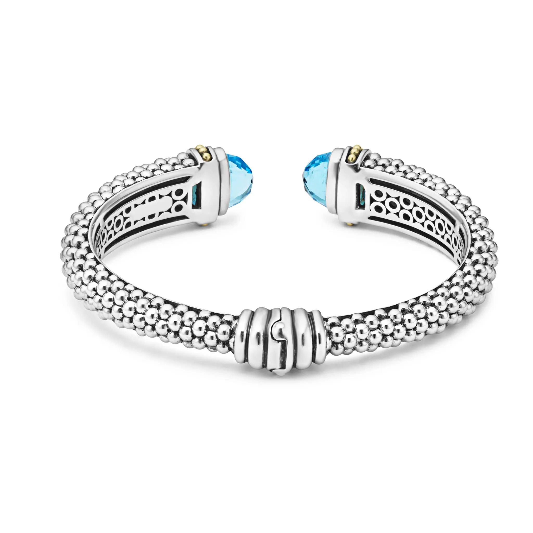 Rittenhouse Swiss Blue Topaz Cuff Bracelet | 12mm sold by LAGOS product image thumbnail 5