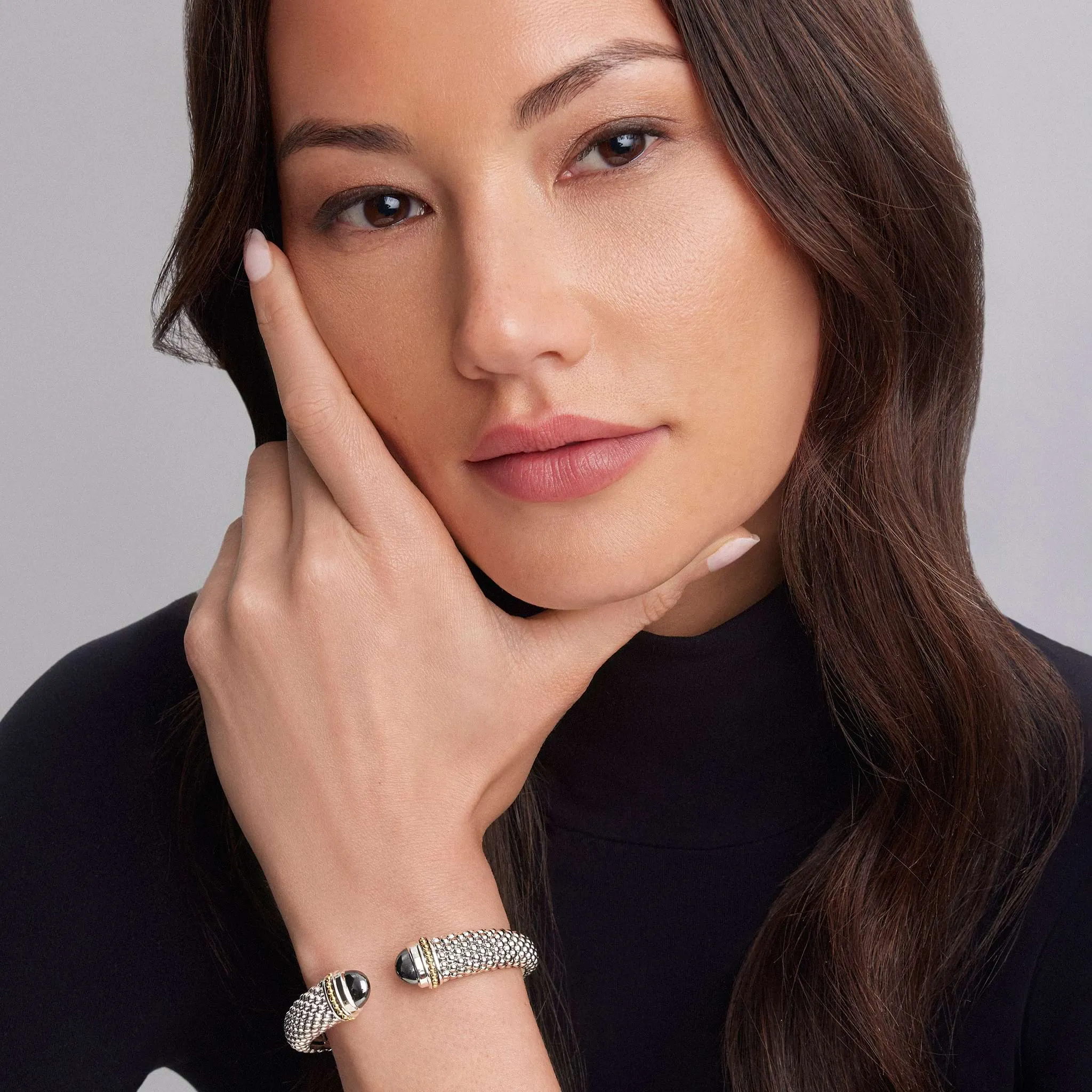 Rittenhouse Hematite Cuff Bracelet | 12mm sold by LAGOS product image thumbnail 2