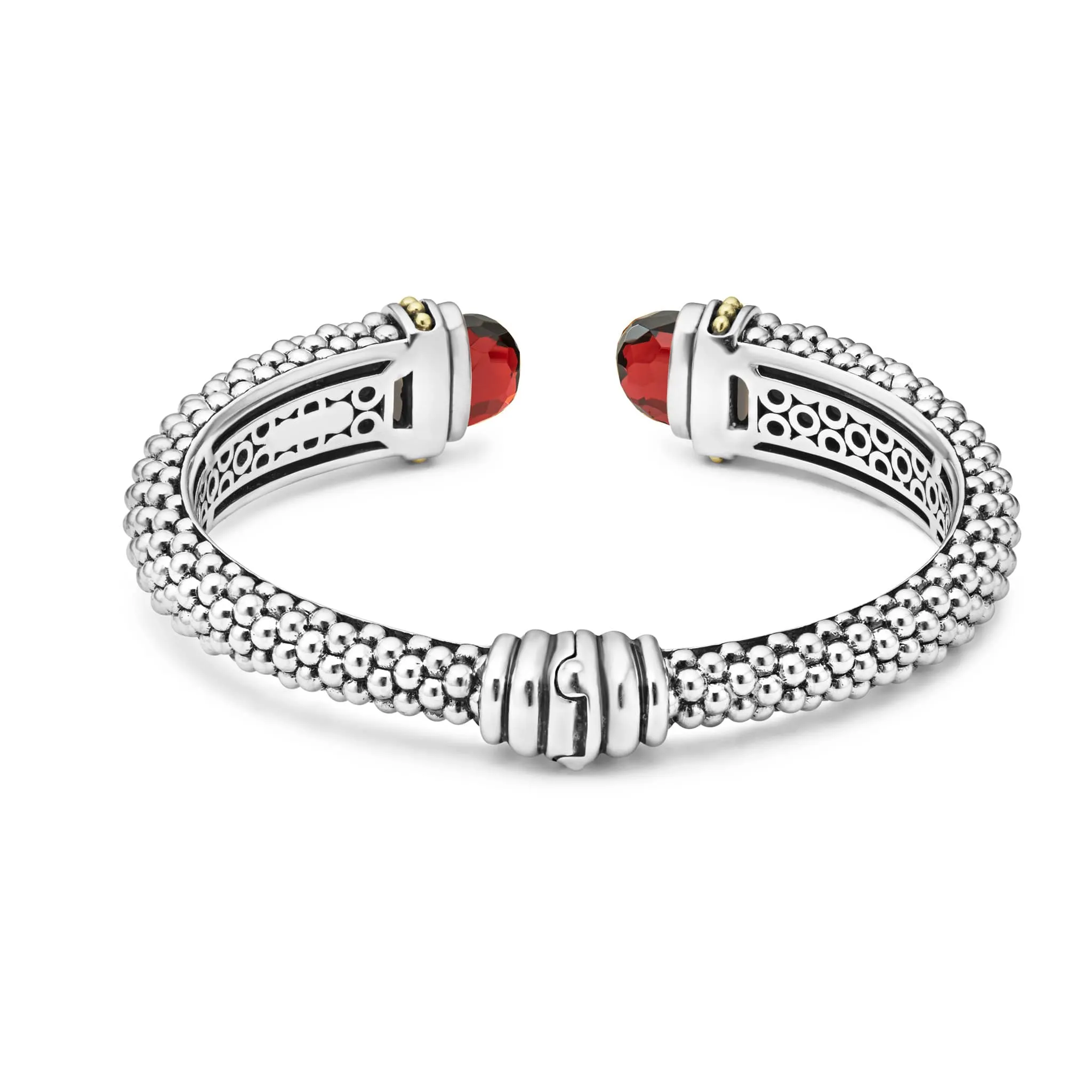 Rittenhouse Garnet Cuff Bracelet | 12mm sold by LAGOS product image thumbnail 5