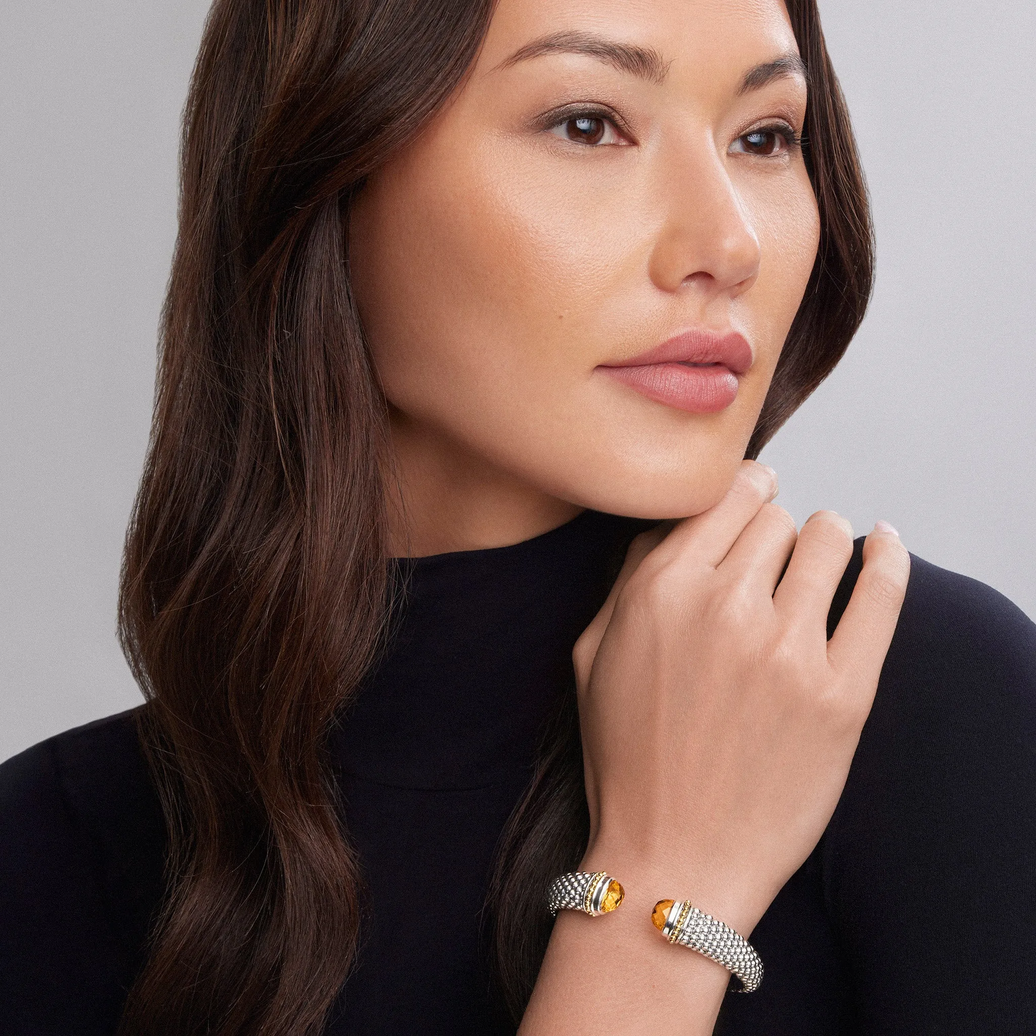 Rittenhouse Citrine Cuff Bracelet | 12mm sold by LAGOS product image thumbnail 2