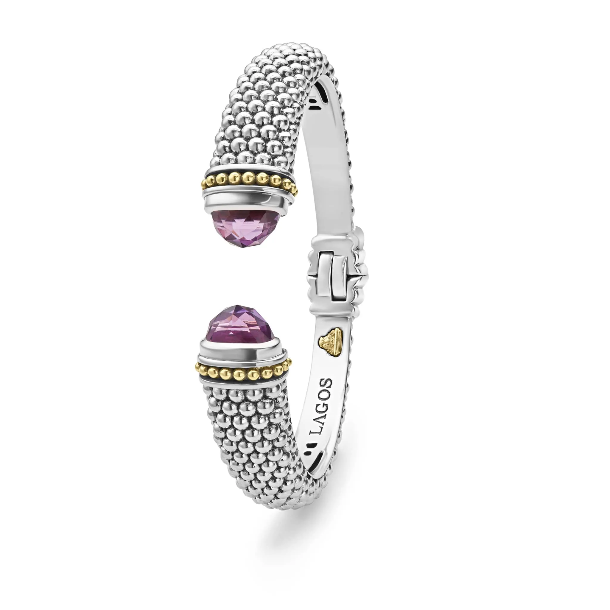 Rittenhouse Amethyst Cuff Bracelet | 12mm sold by LAGOS product image thumbnail 3