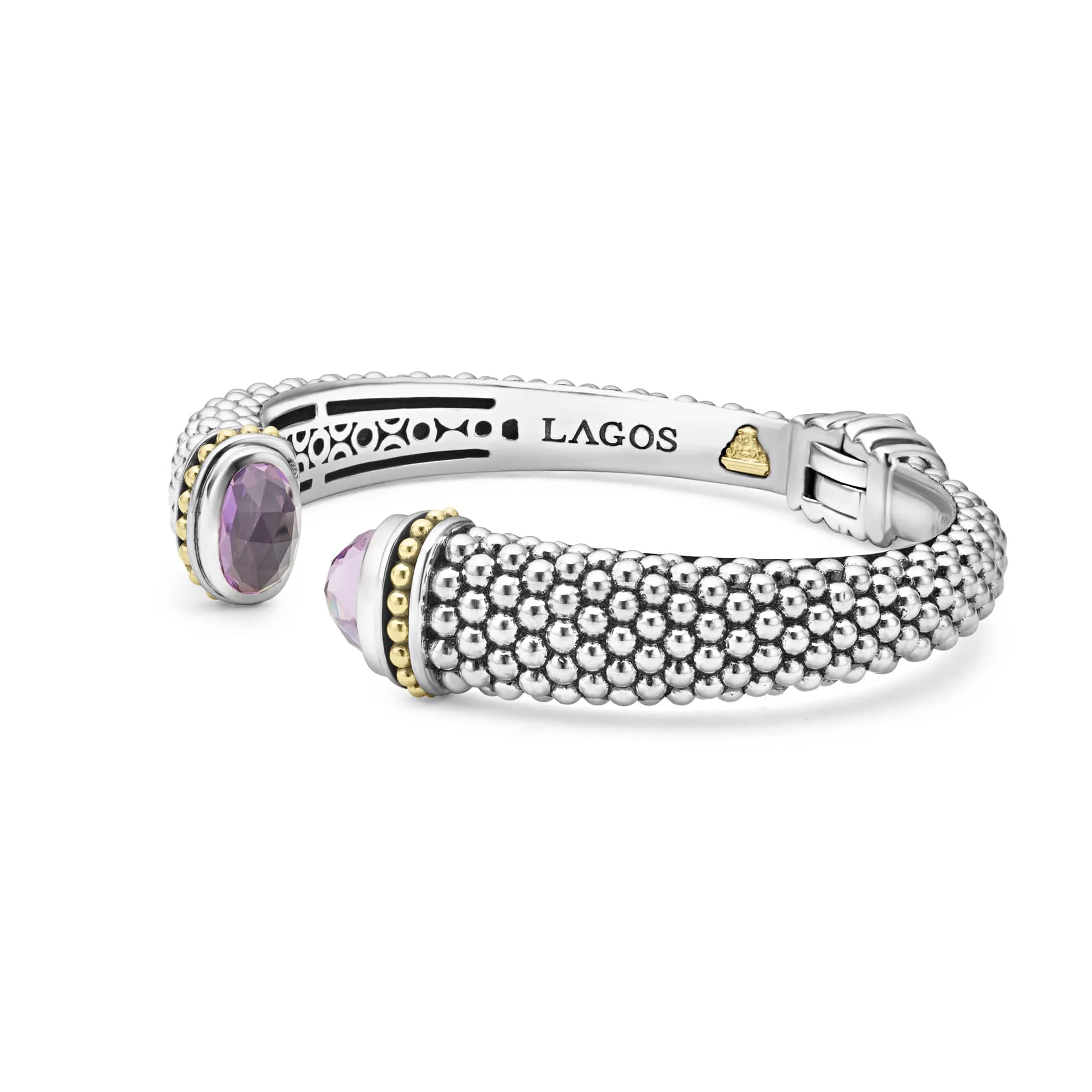 Rittenhouse Amethyst Cuff Bracelet | 12mm sold by LAGOS product image thumbnail 4