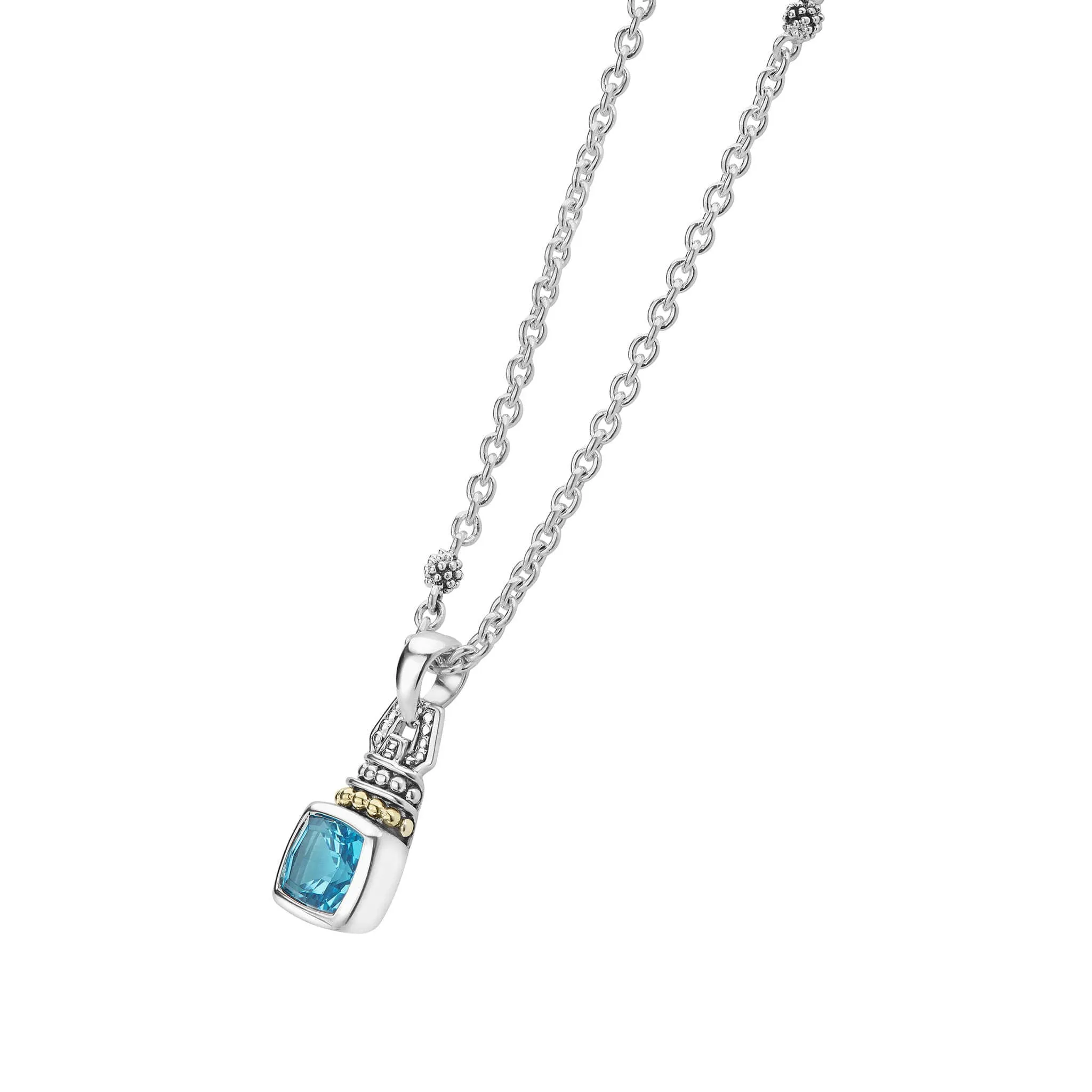 Rittenhouse Swiss Blue Topaz Pendant Necklace sold by LAGOS product image thumbnail 5