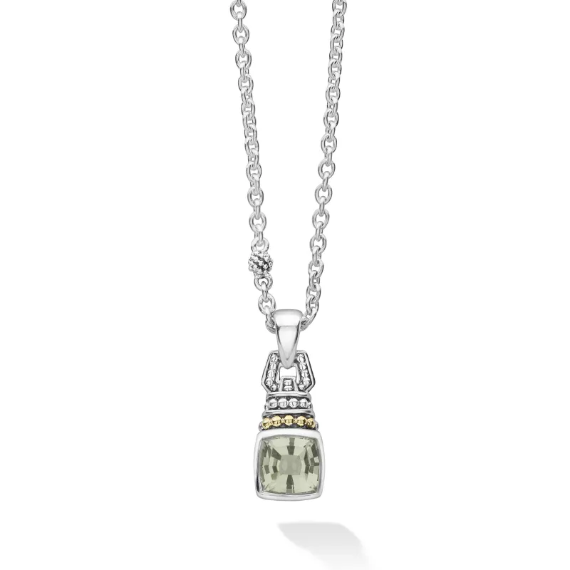Rittenhouse Prasiolite Pendant Necklace sold by LAGOS