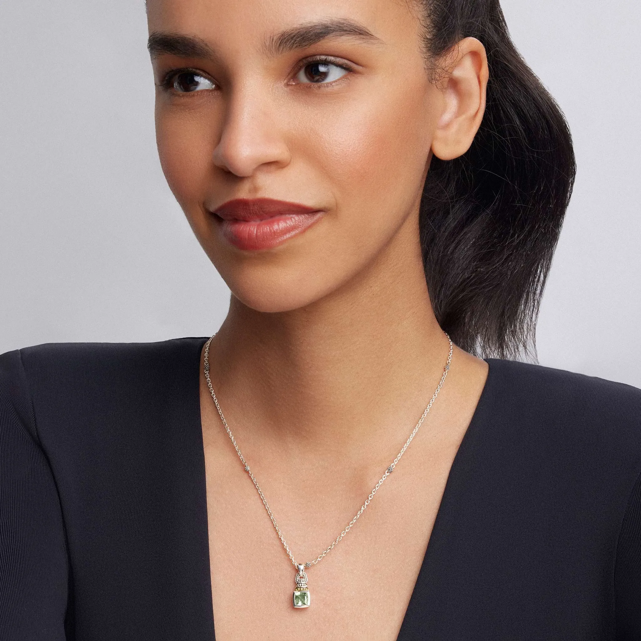 Rittenhouse Prasiolite Pendant Necklace sold by LAGOS product image thumbnail 2