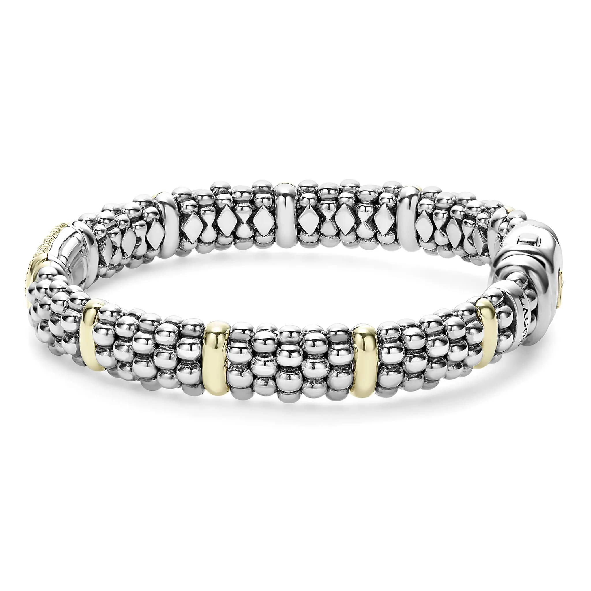 Signature Caviar Caviar Diamond Bracelet | 9mm sold by LAGOS product image thumbnail 4