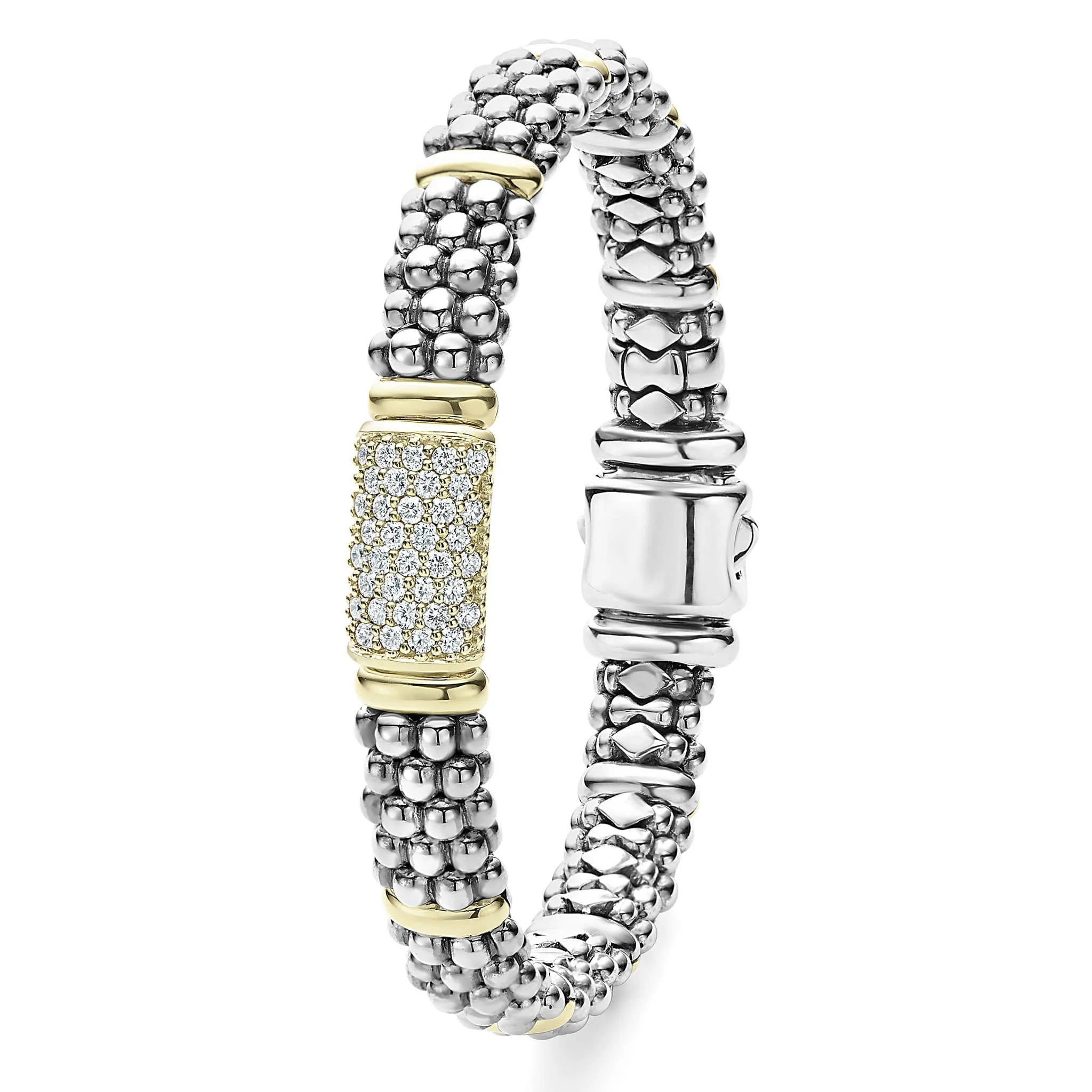 Signature Caviar Caviar Diamond Bracelet | 9mm sold by LAGOS product image thumbnail 3