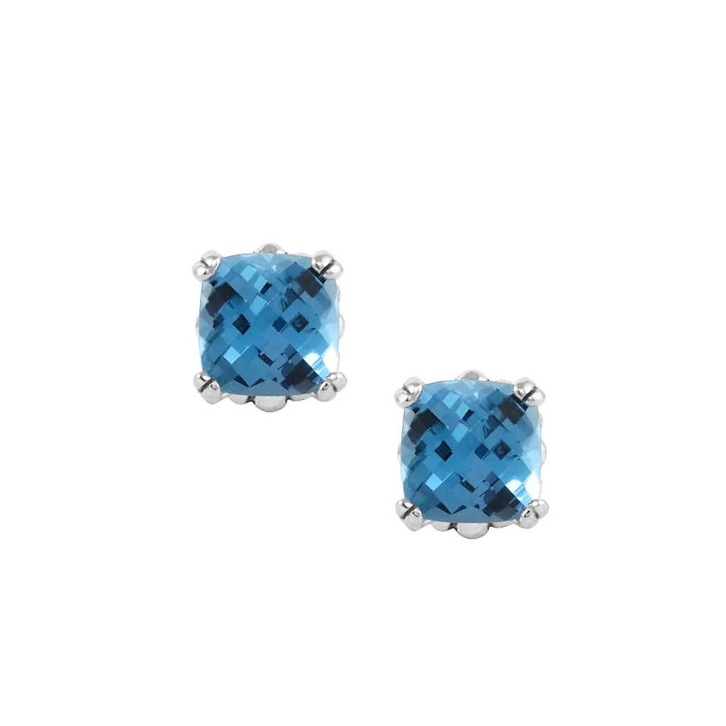Rittenhouse Swiss Blue Topaz Stud Earrings sold by LAGOS product image thumbnail 3