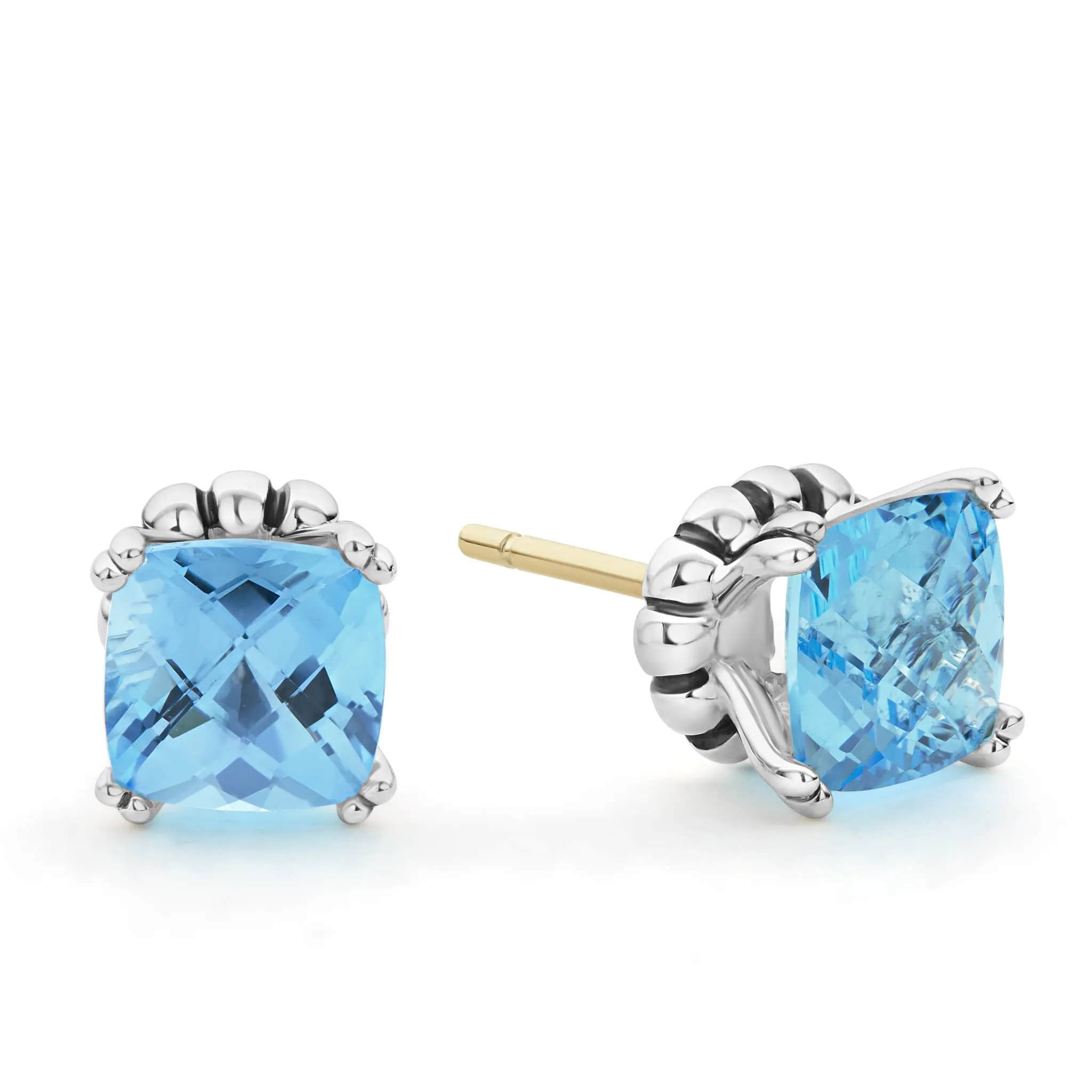 Rittenhouse Swiss Blue Topaz Stud Earrings sold by LAGOS