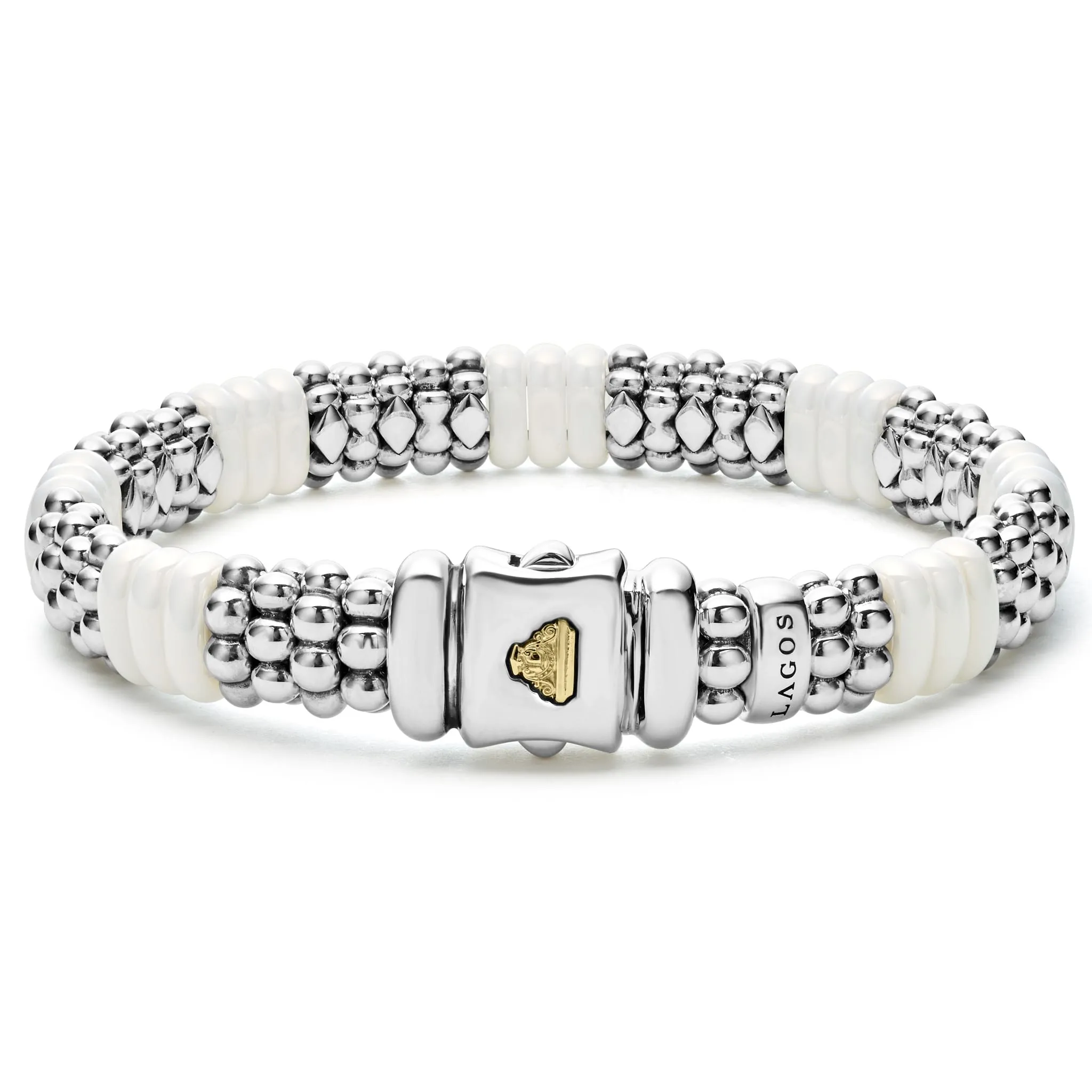 White Caviar White Ceramic Caviar Bracelet Gift Set sold by LAGOS product image thumbnail 3