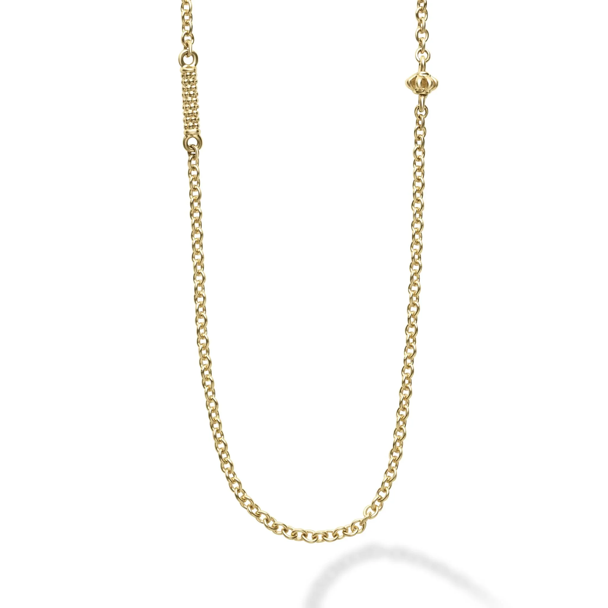 Caviar Gold 32 Inch Gold Caviar Chain Necklace sold by LAGOS