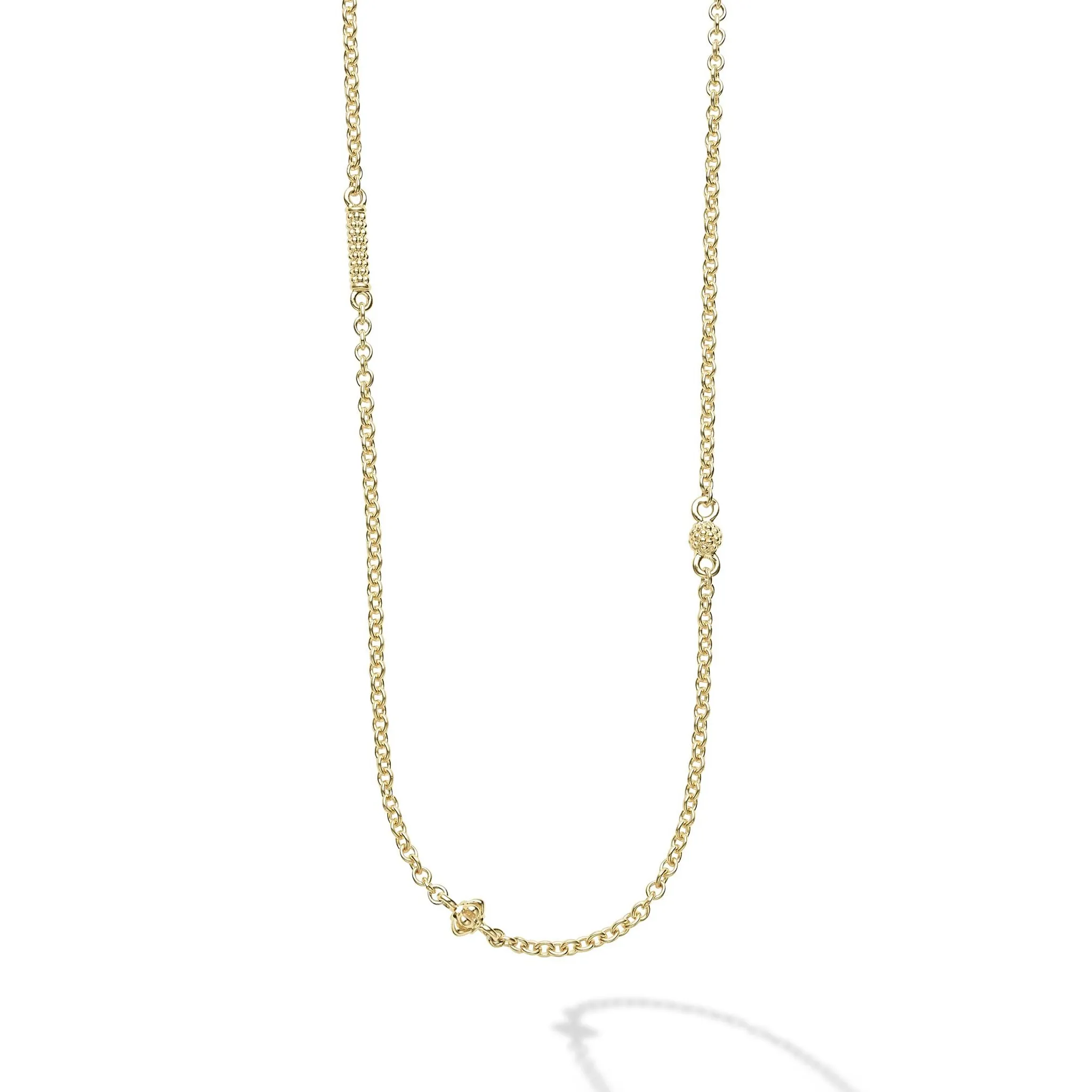 Caviar Gold Gold Caviar Chain Necklace (studio) sold by LAGOS product image thumbnail 3