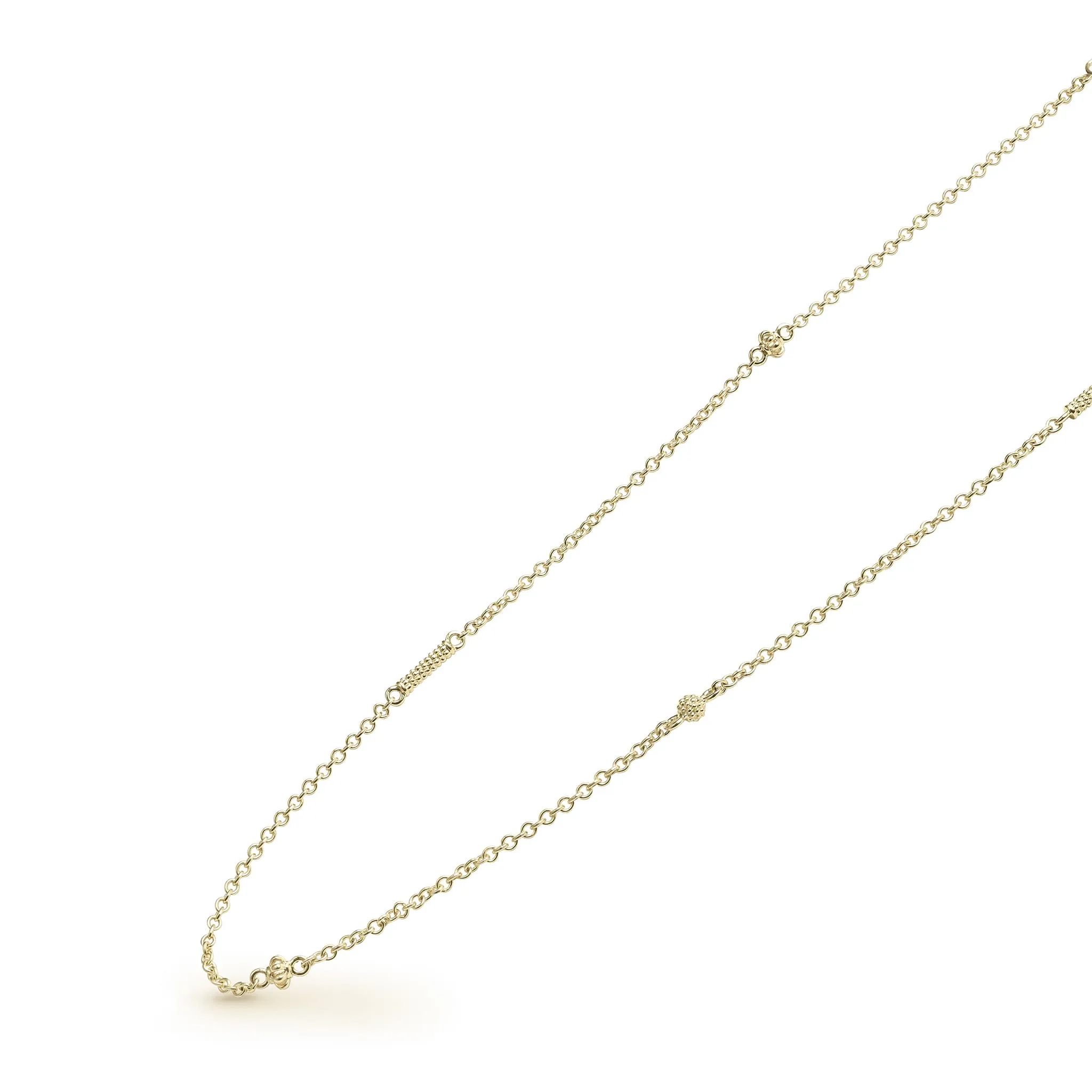 Caviar Gold Gold Caviar Chain Necklace (studio) sold by LAGOS product image thumbnail 5