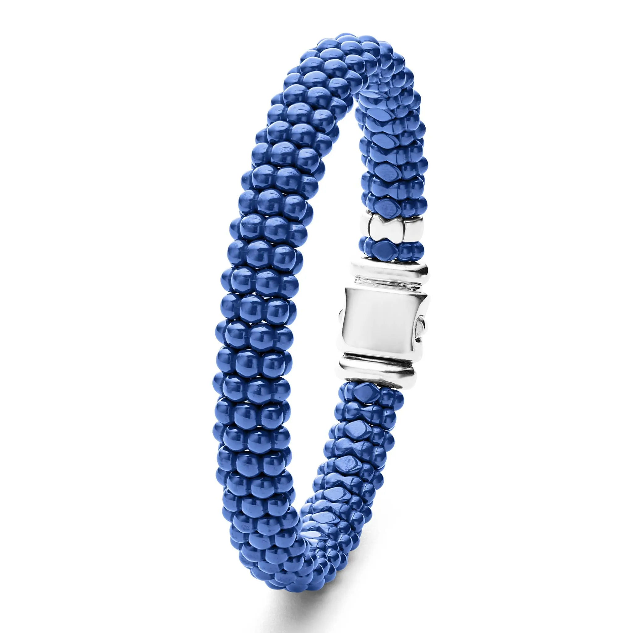 Blue Caviar Ultramarine Ceramic Beaded Bracelet | 9mm sold by LAGOS product image thumbnail 3