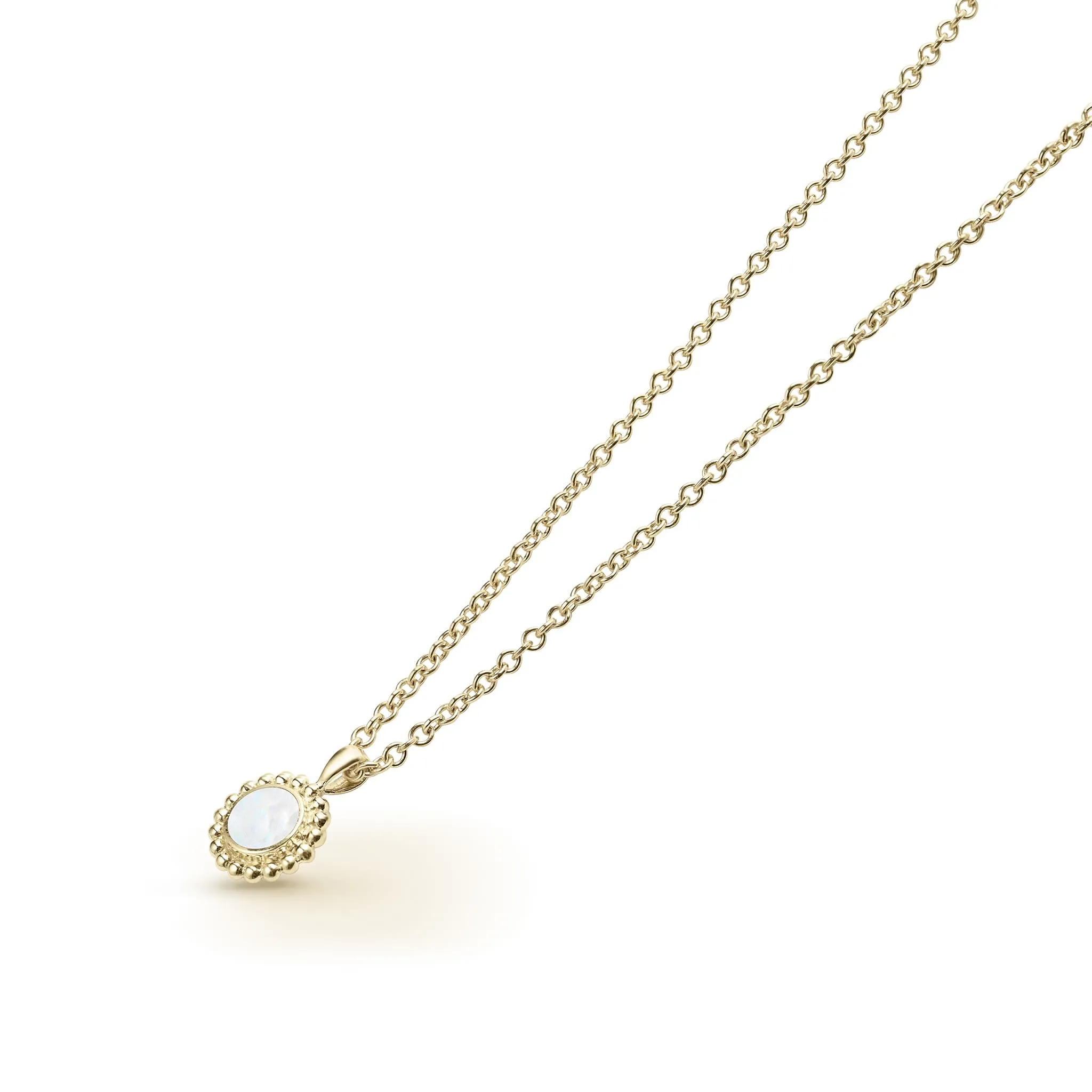 Covet Round Mother of Pearl Pendant Necklace sold by LAGOS product image thumbnail 4