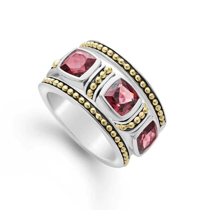 Rittenhouse Rhodolite Garnet Stacking Rings sold by LAGOS
