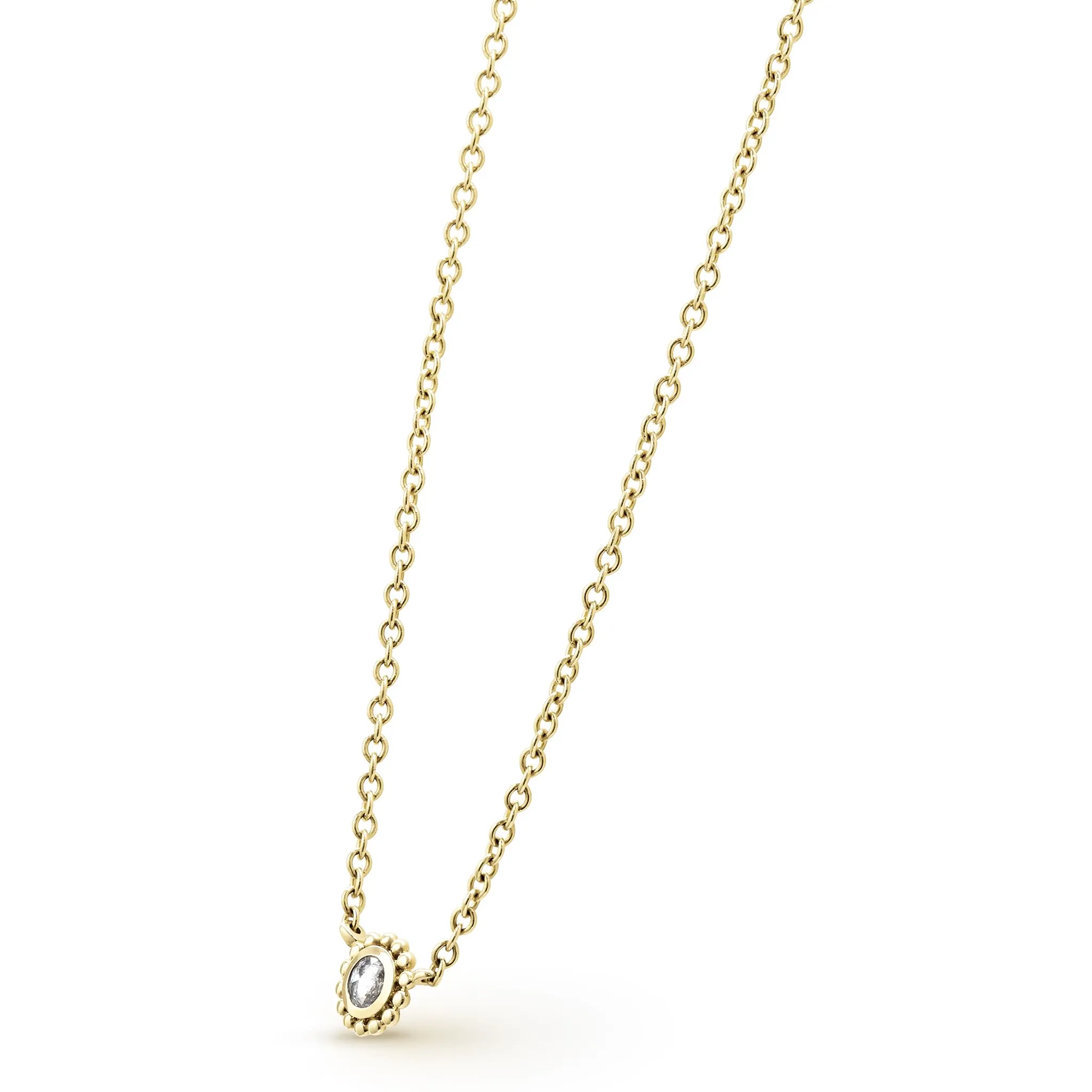 Covet Small Rose Cut Diamond Necklace sold by LAGOS product image thumbnail 5