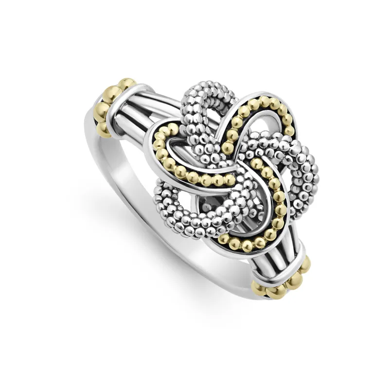 Love Knot Two-Tone Love Knot Ring sold by LAGOS