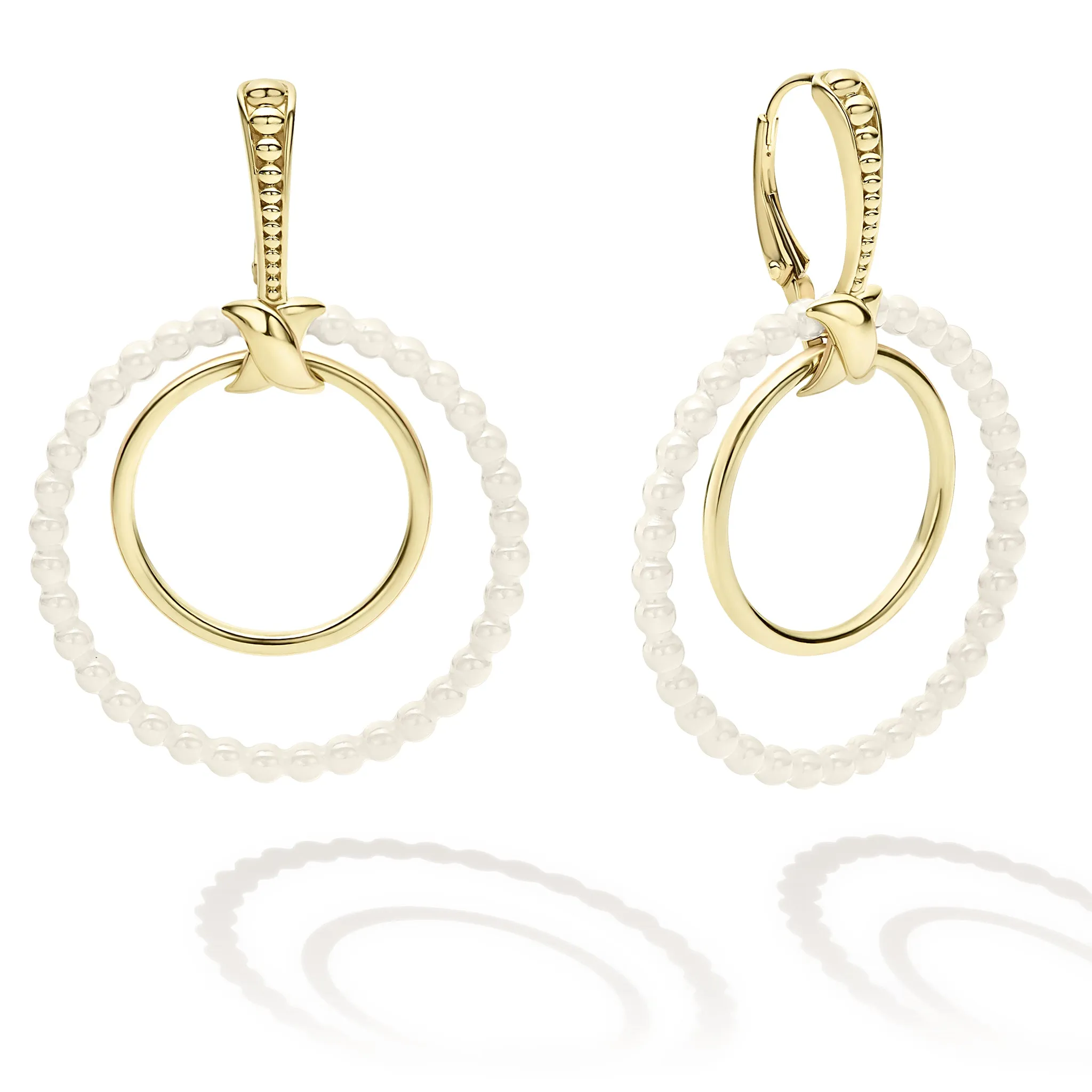 Meridian Double Circle 18K Gold Earring Set sold by LAGOS