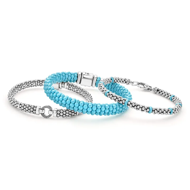 Blue Caviar Ceramic Caviar Bracelet Gift Set sold by LAGOS