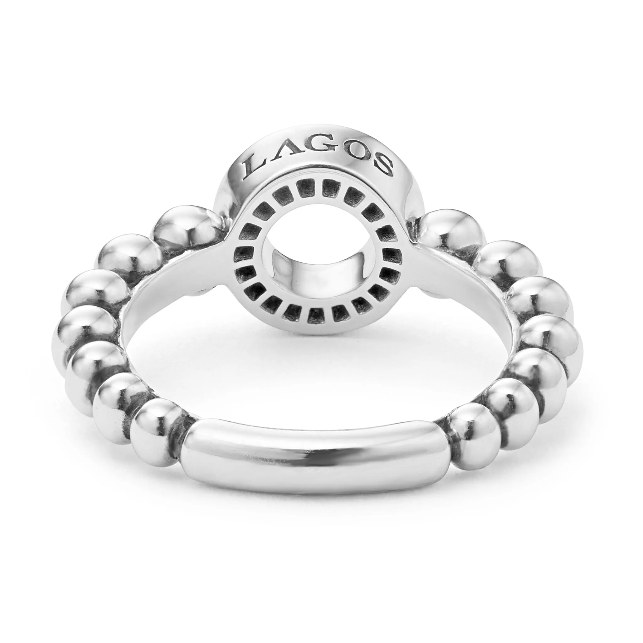 Caviar Spark Diamond Circle Ring sold by LAGOS product image thumbnail 5