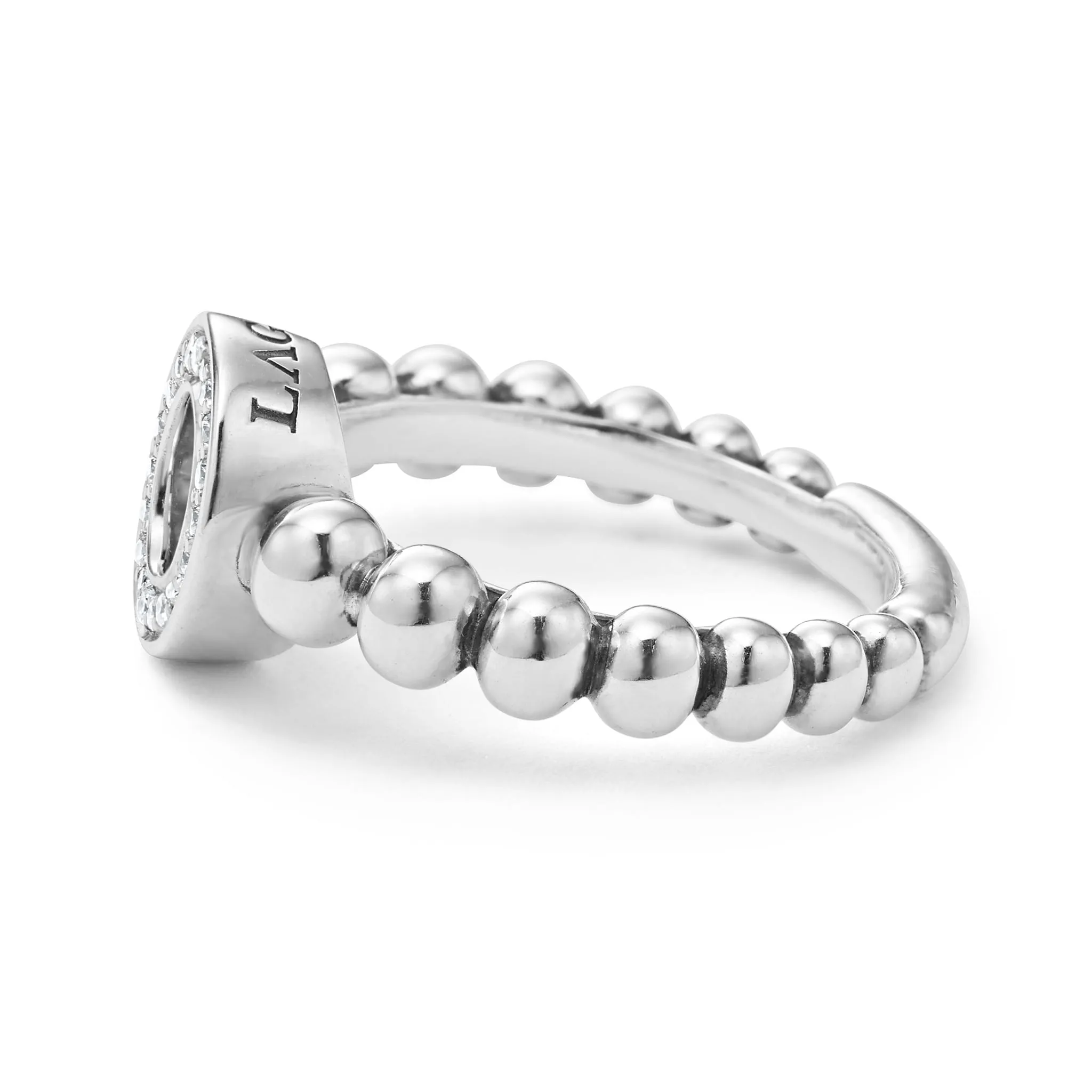 Caviar Spark Diamond Circle Ring sold by LAGOS product image thumbnail 4