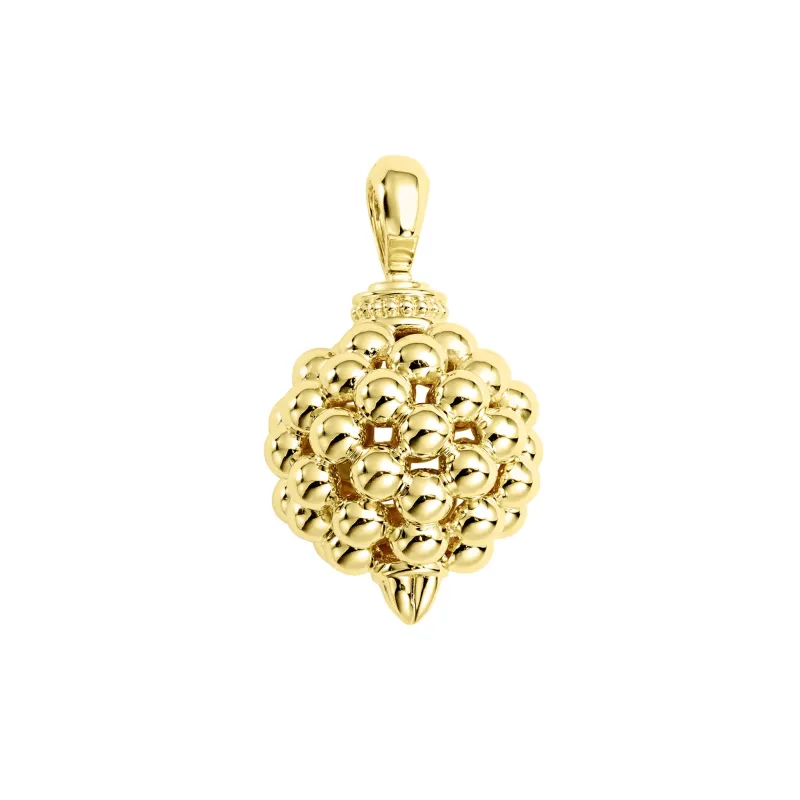 Caviar Gold Caviar Beaded Pendant sold by LAGOS