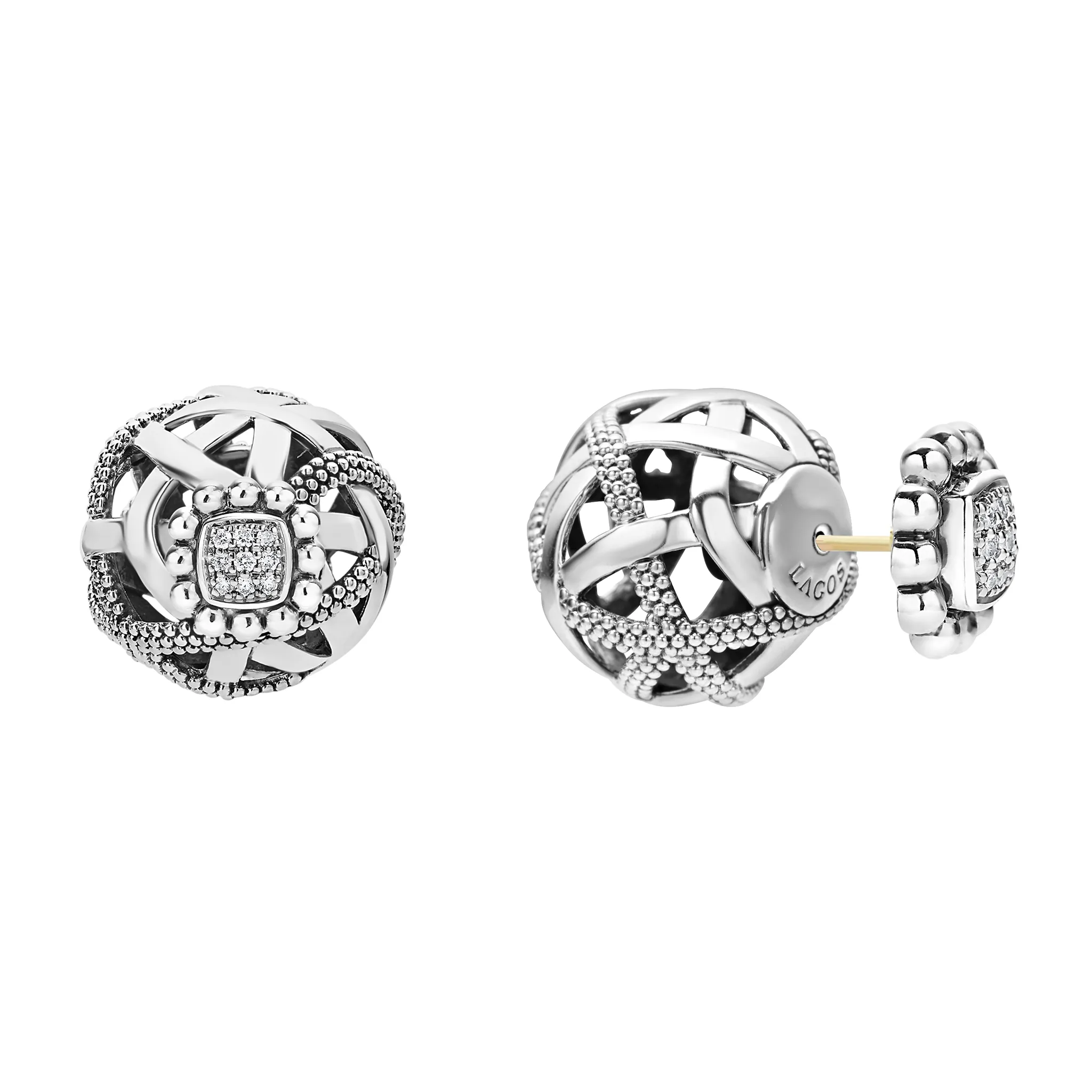 Signature Caviar Earring Backs sold by LAGOS product image thumbnail 4