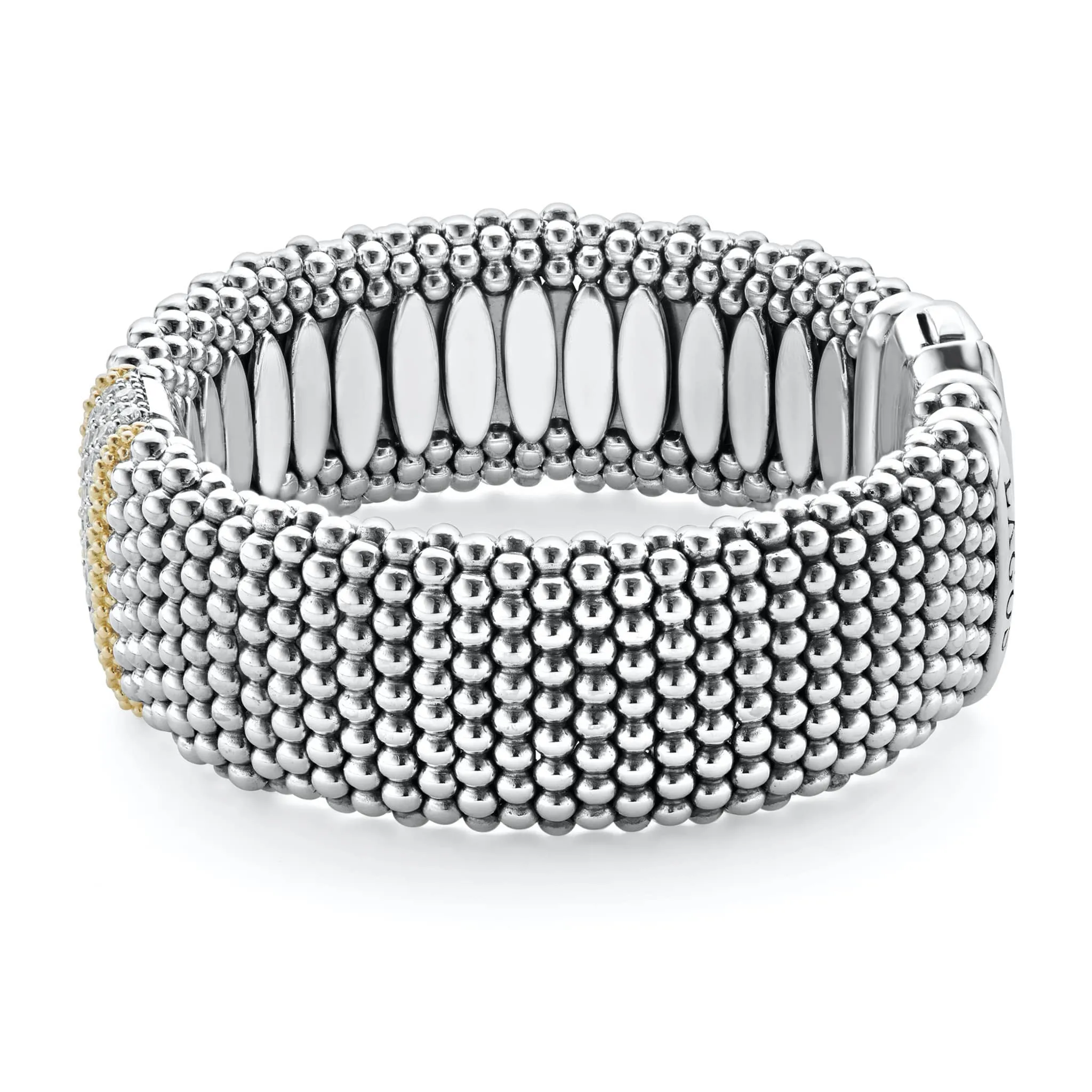 Caviar Lux Diamond Caviar Bracelet | 23mm sold by LAGOS product image thumbnail 4