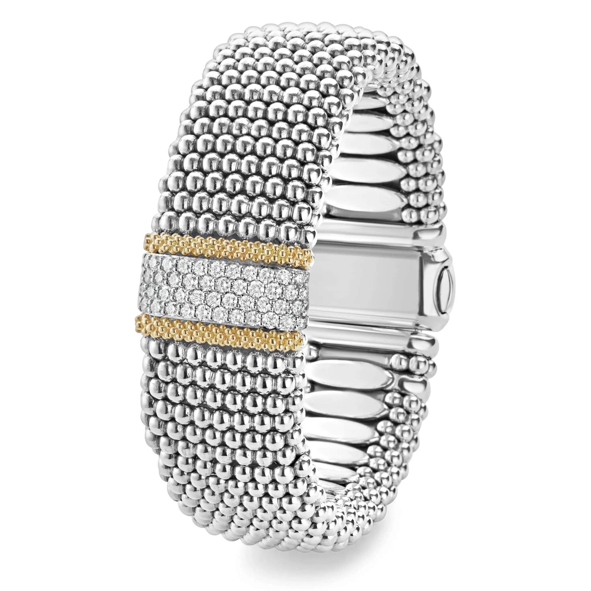 Caviar Lux Diamond Caviar Bracelet | 23mm sold by LAGOS product image thumbnail 3