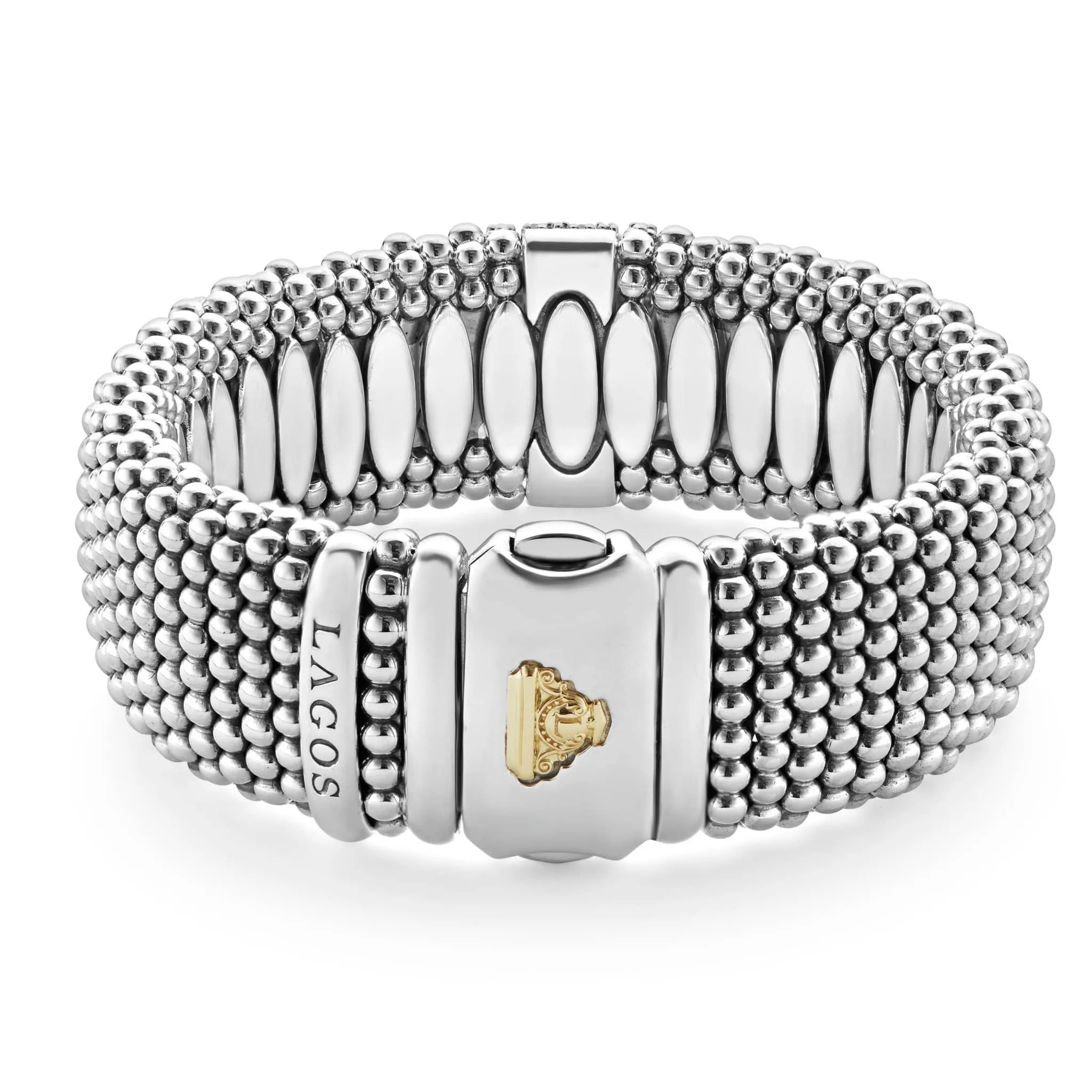 Caviar Lux Diamond Caviar Bracelet | 23mm sold by LAGOS product image thumbnail 5