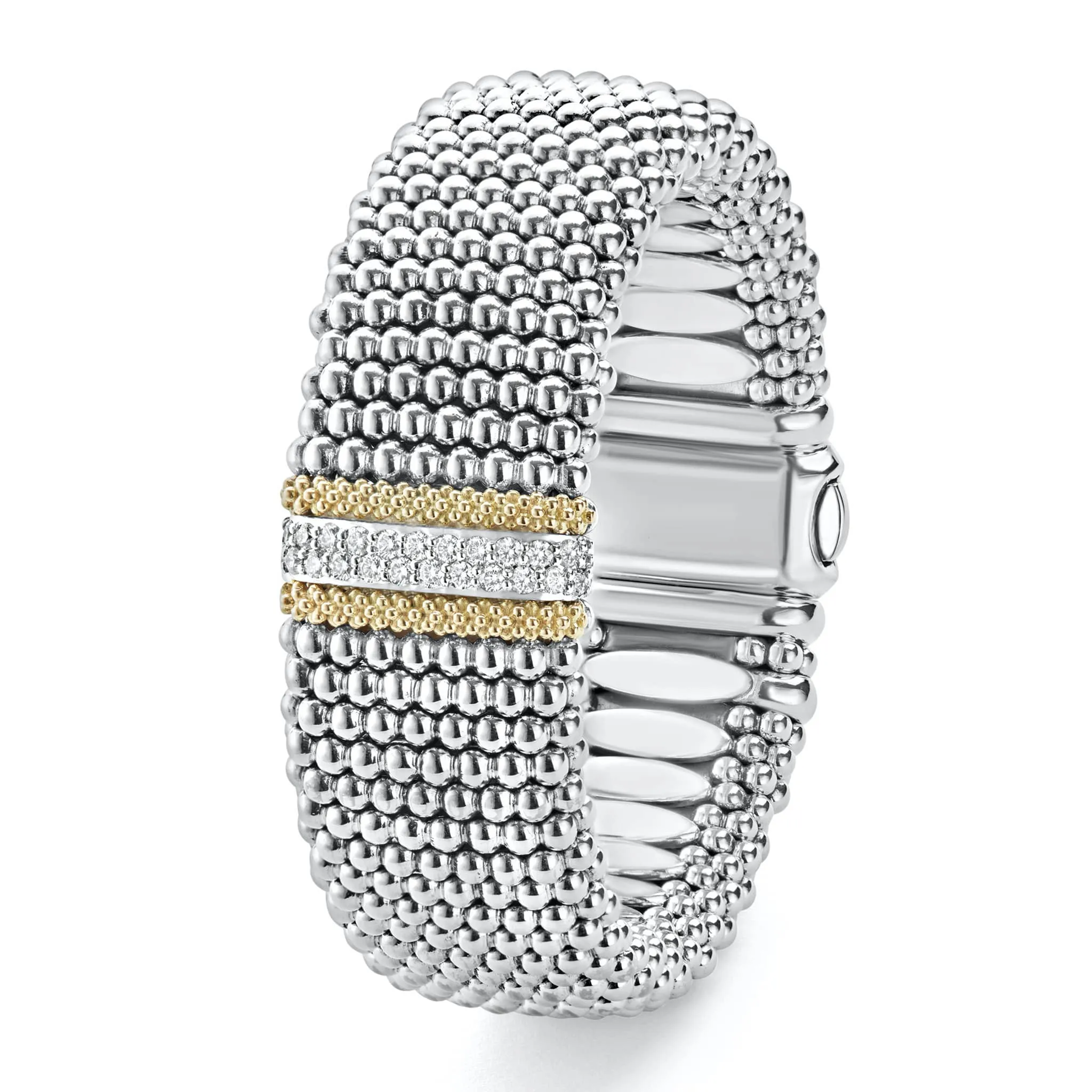 Caviar Lux Caviar Diamond Bracelet | 23mm sold by LAGOS product image thumbnail 3