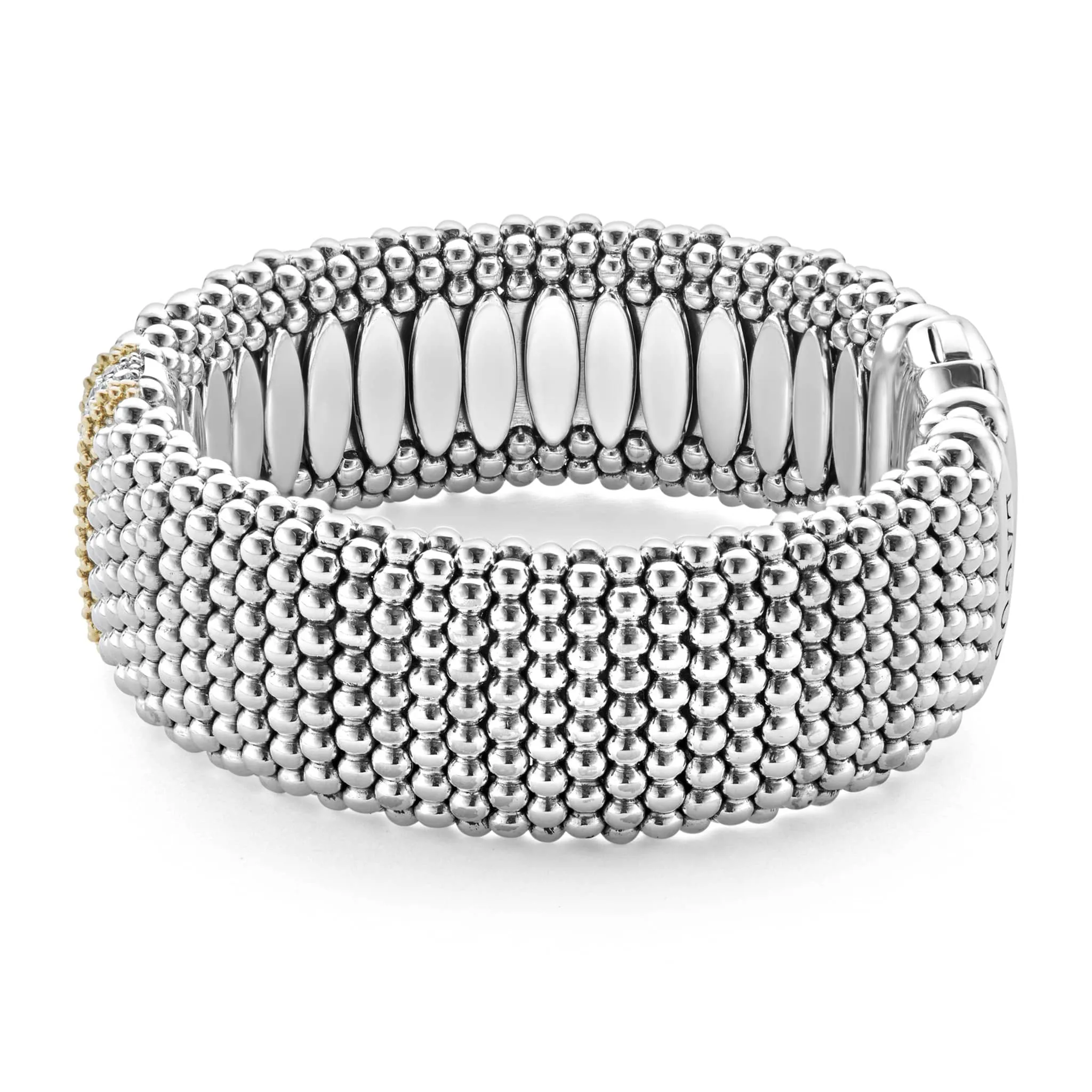 Caviar Lux Caviar Diamond Bracelet | 23mm sold by LAGOS product image thumbnail 4