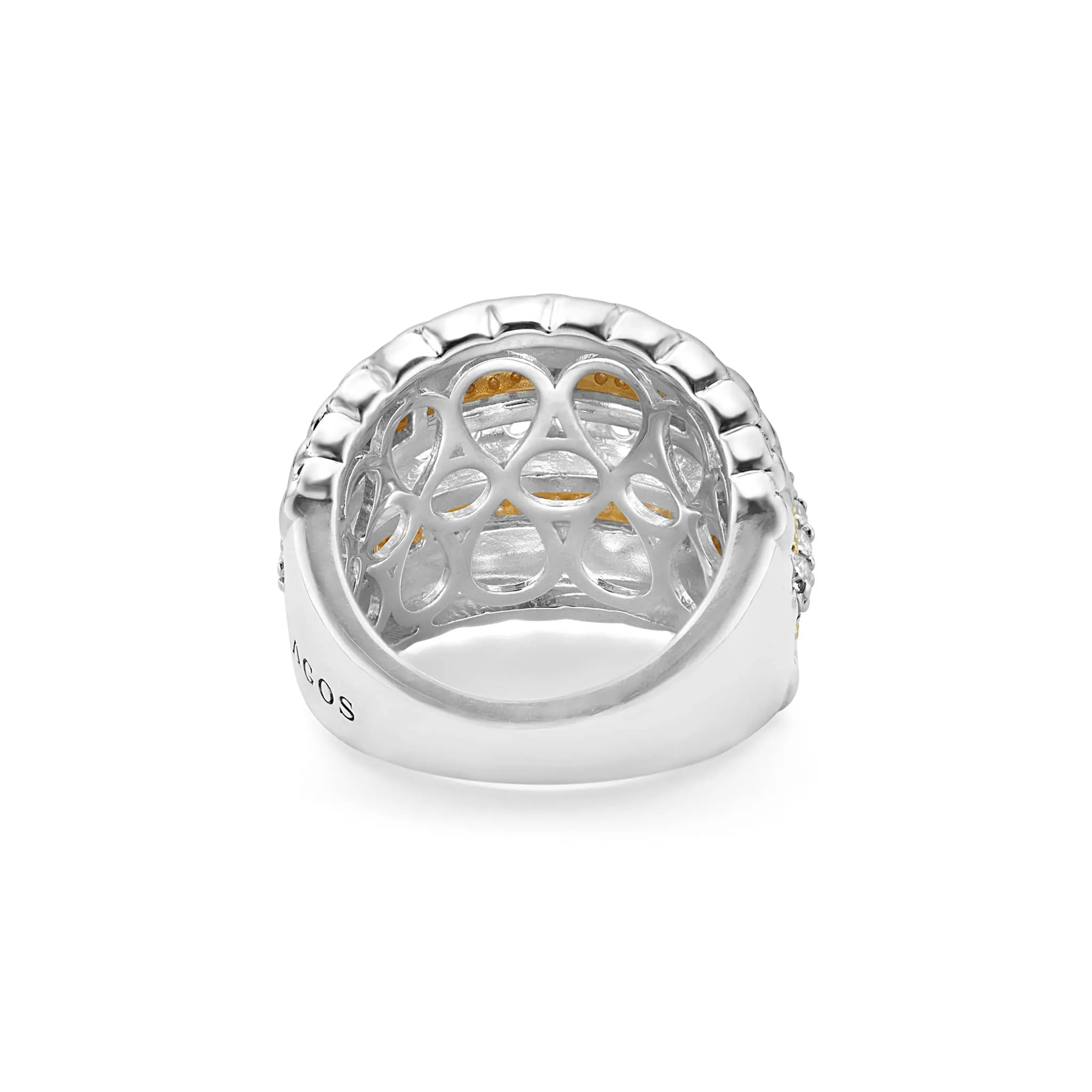 Caviar Lux Small Diamond Statement Ring sold by LAGOS product image thumbnail 5