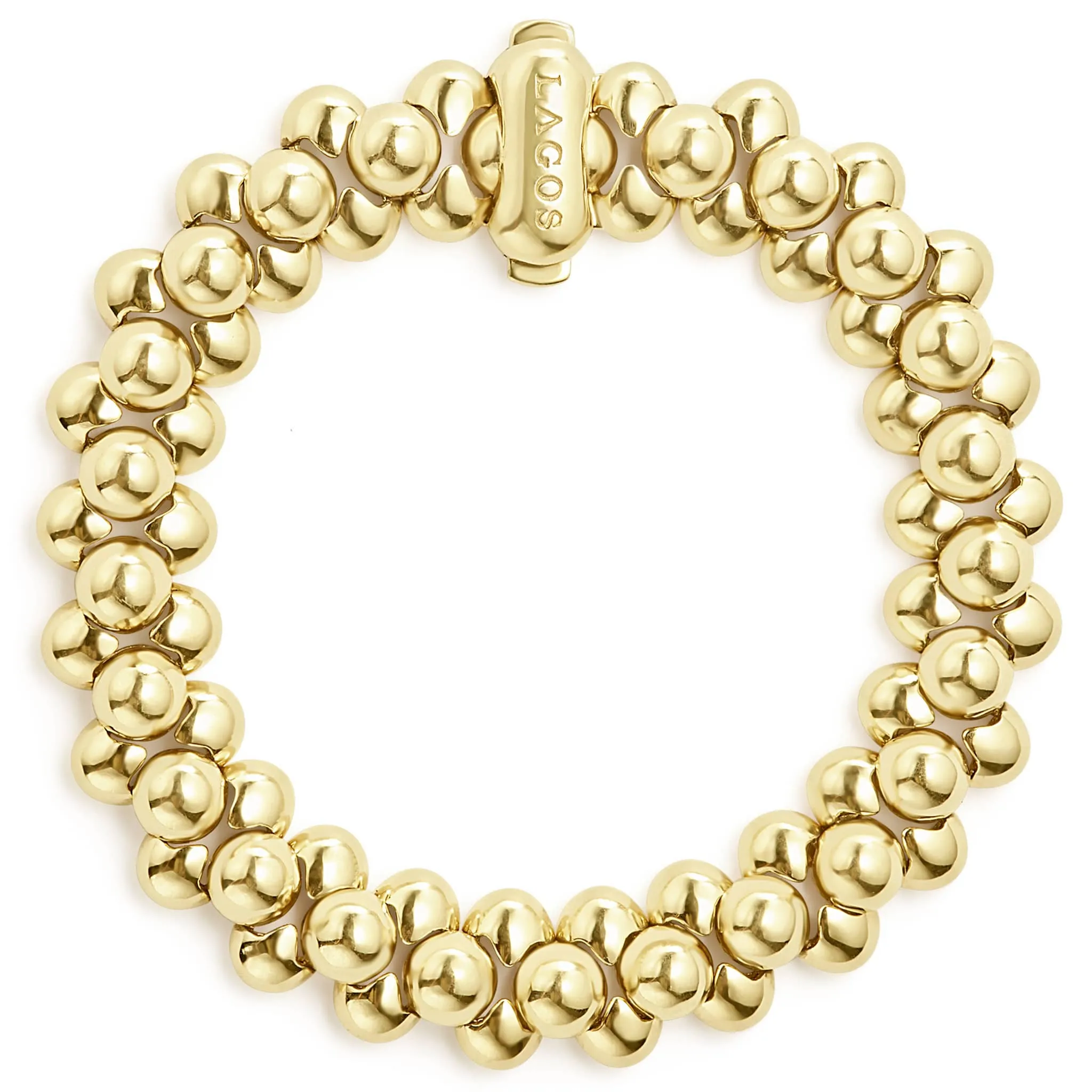 Caviar Gold 18K Gold Bead Bracelet sold by LAGOS