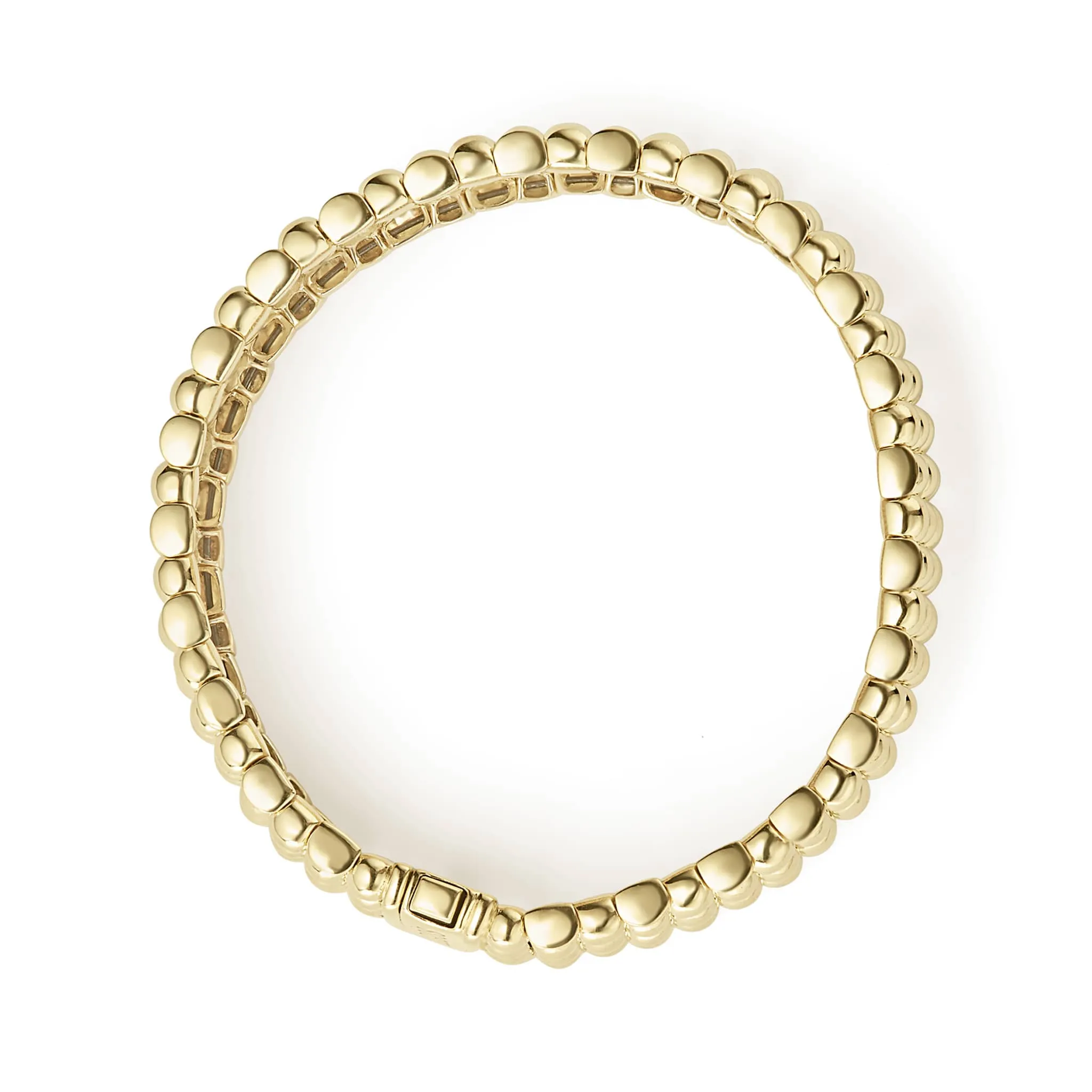 Caviar Gold Statement 18K Gold Caviar Bracelet | 20mm sold by LAGOS product image thumbnail 4